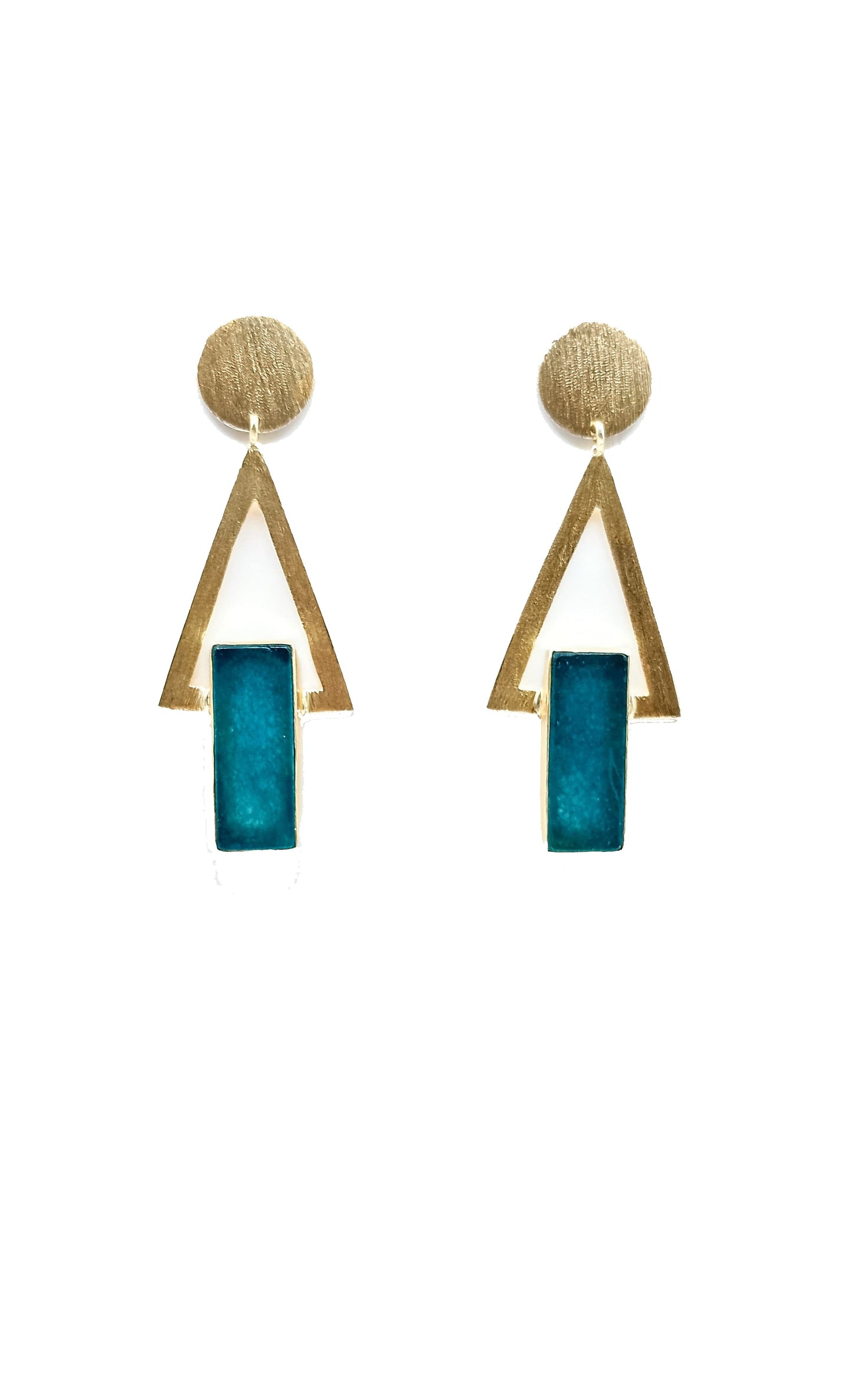 Pendientes de fabricación artesanal para mujer Qoolst Enigma