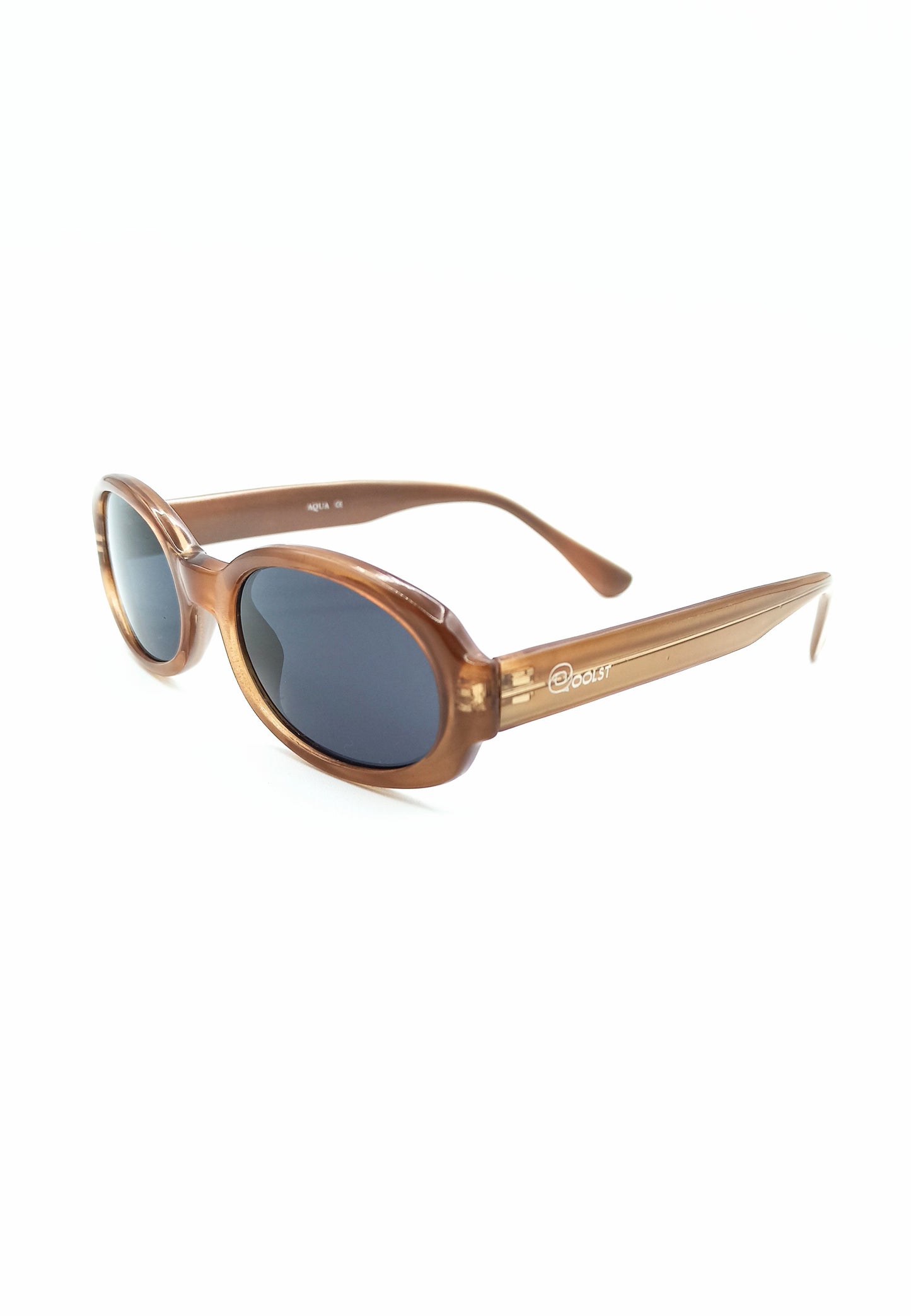 mini lunettes de soleil unisexes vintage fabriquées en Espagne Qoolst Aqua 37