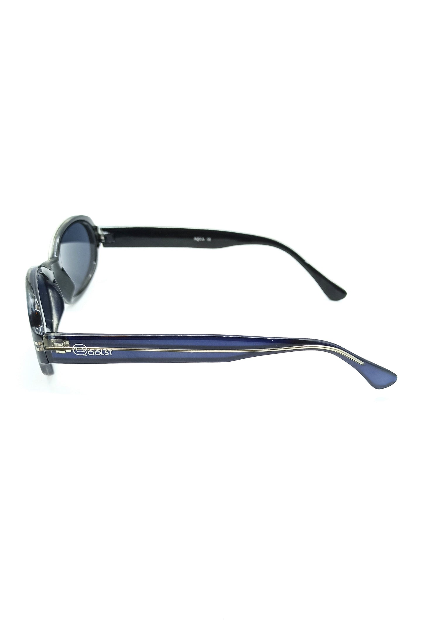 mini lunettes de soleil unisexes vintage fabriquées en Espagne Qoolst Aqua 37