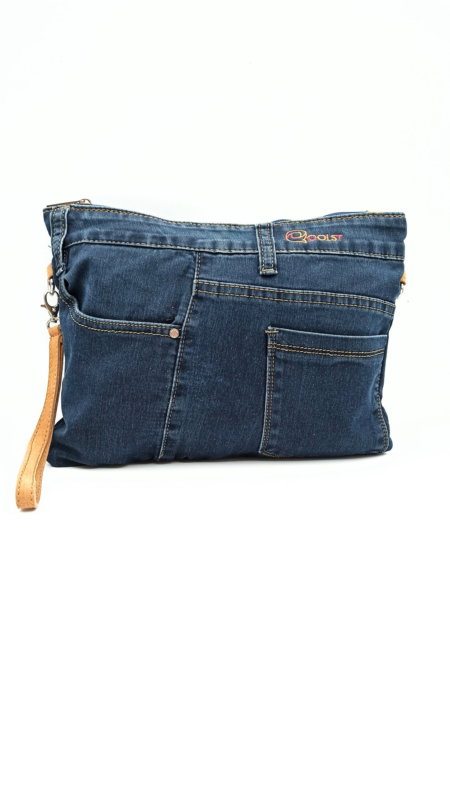 Qoolst Jeans sac en jean pour femmes et hommes, sac à main et sac à bandoulière