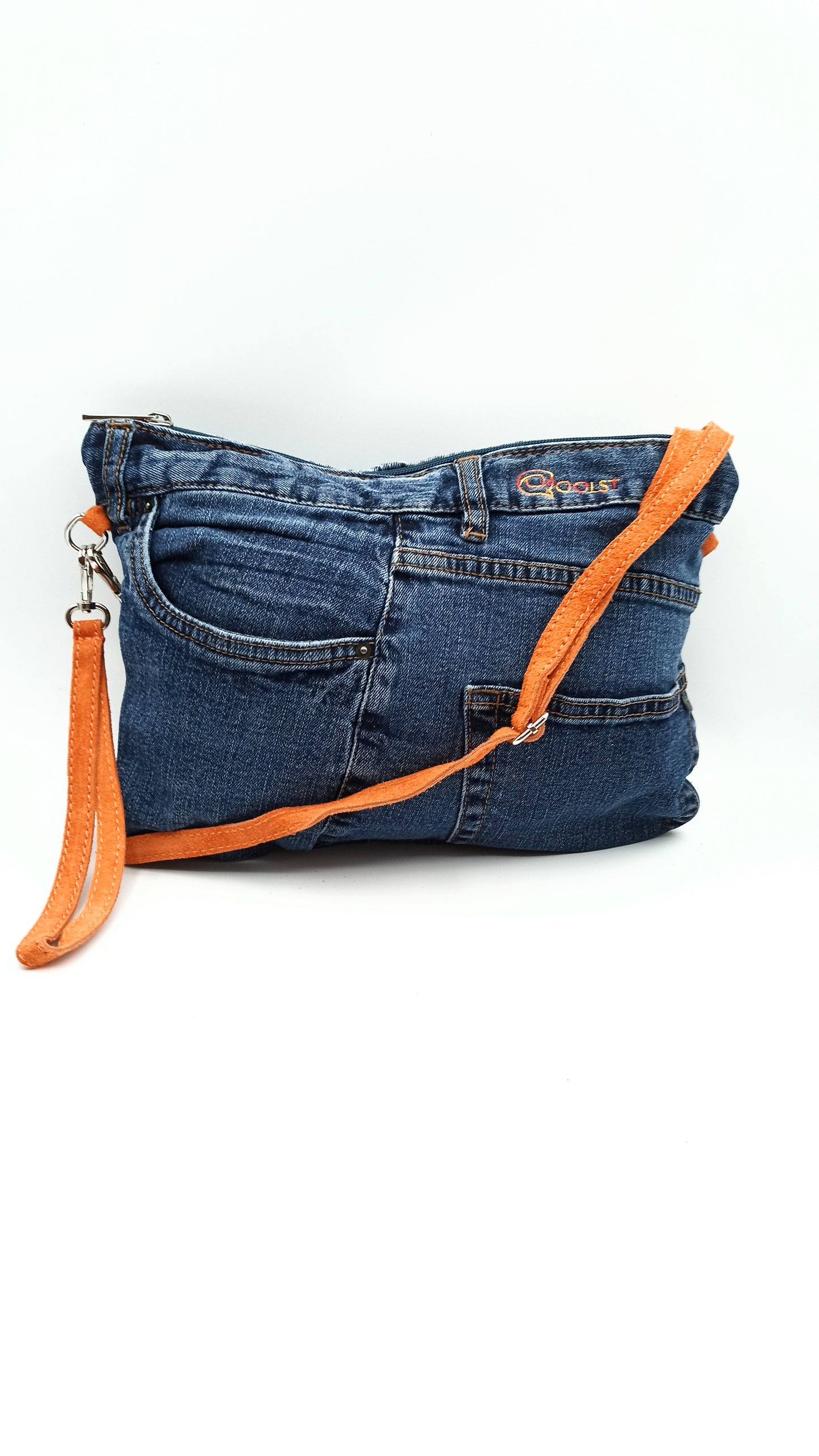 Qoolst Jeans sac en jean pour femmes et hommes, sac à main et sac à bandoulière