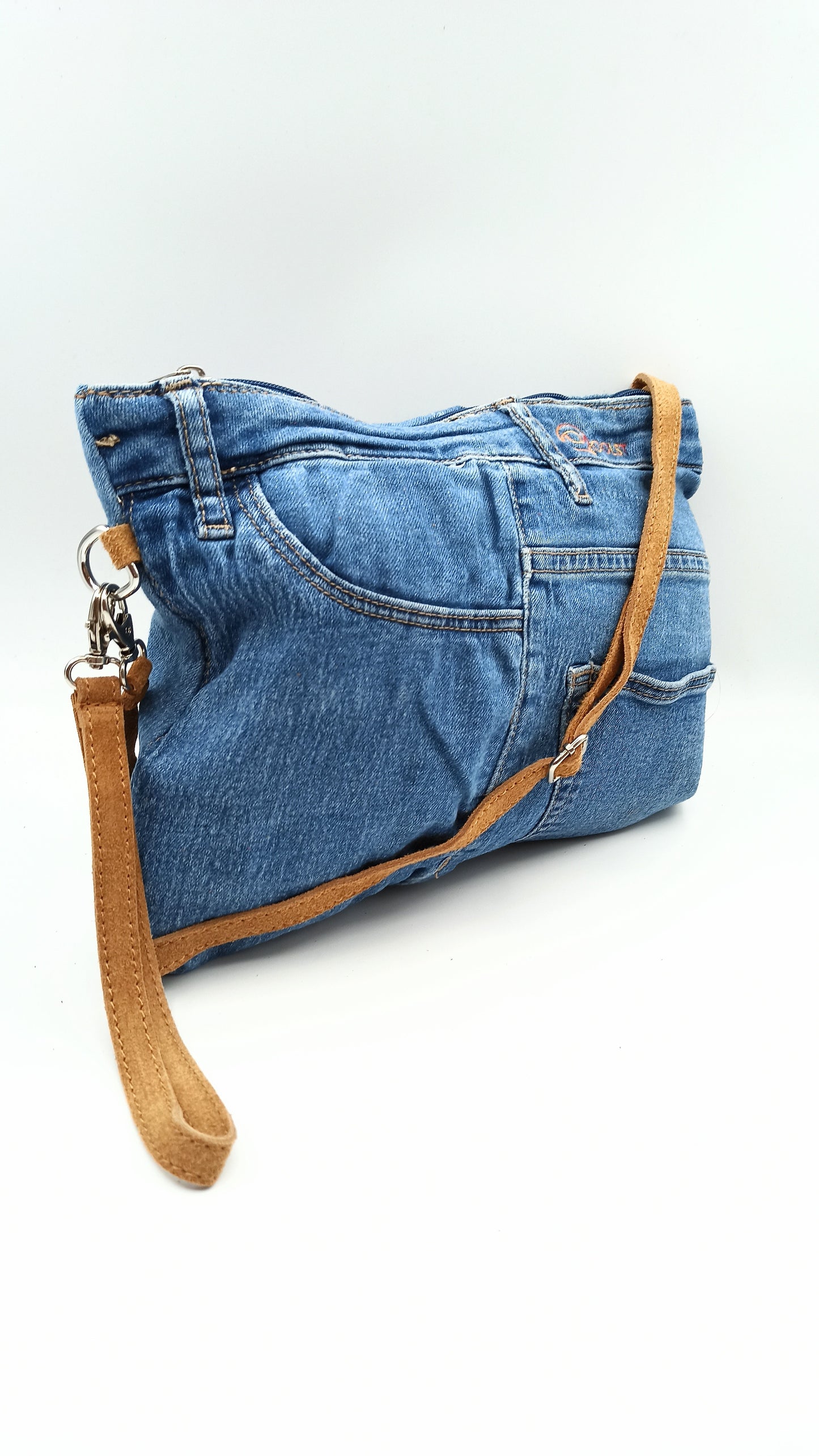 Qoolst Jeans sac en jean pour femmes et hommes, sac à main et sac à bandoulière
