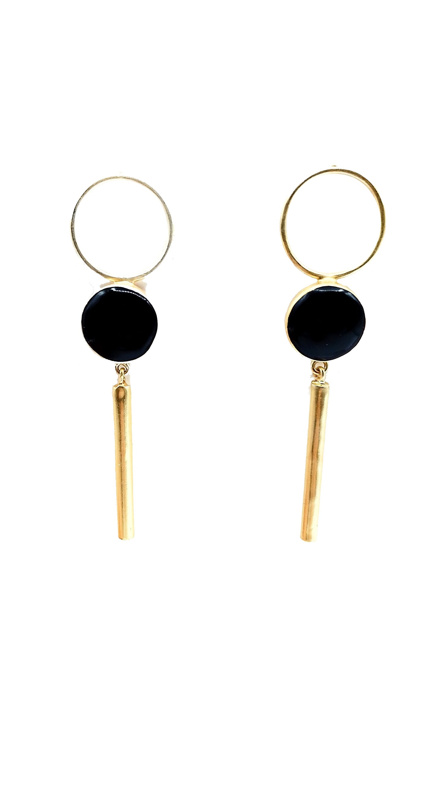 Pendientes de fabricación artesanal para mujer Qoolst Moon