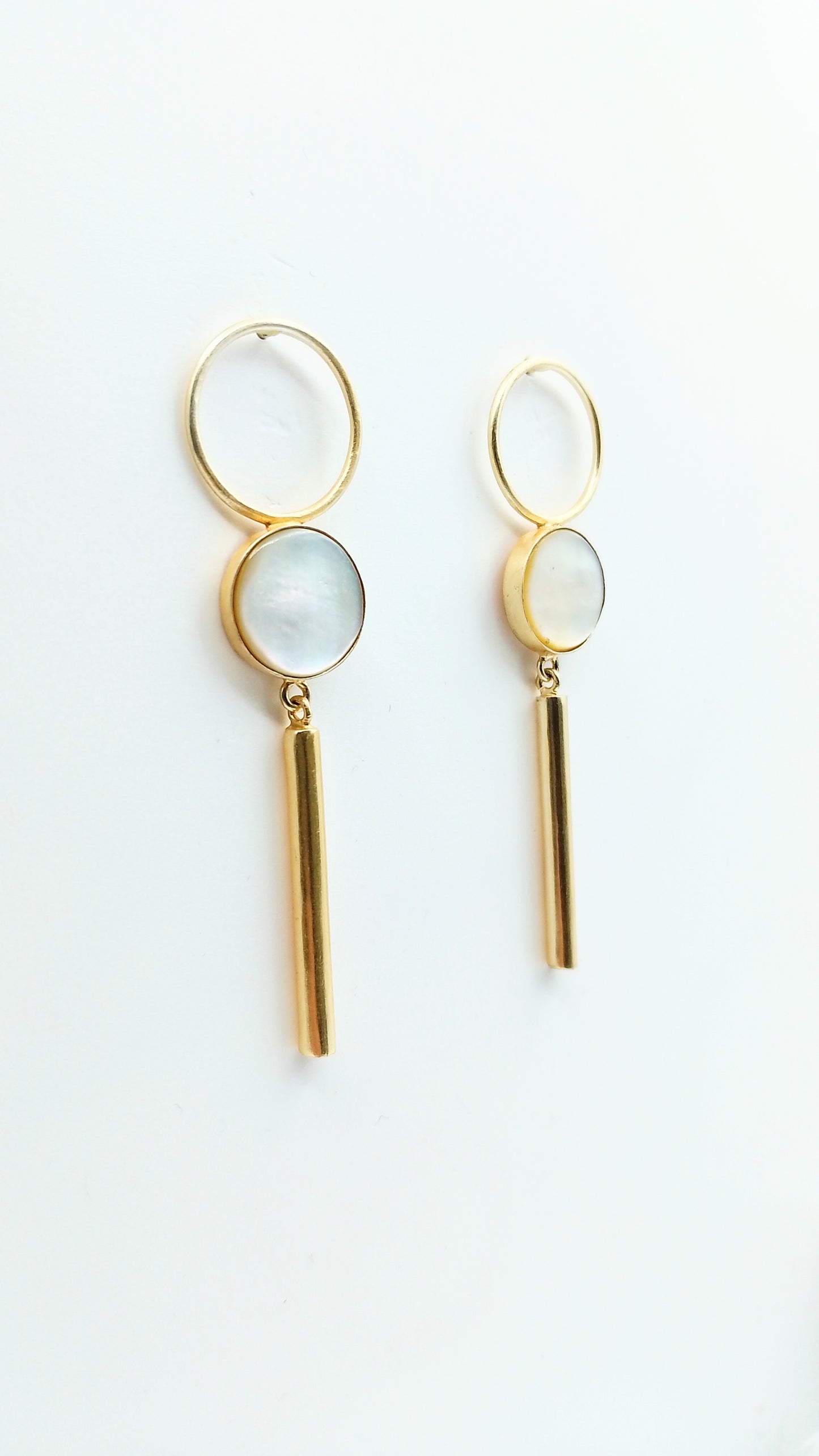 Pendientes de fabricación artesanal para mujer Qoolst Moon