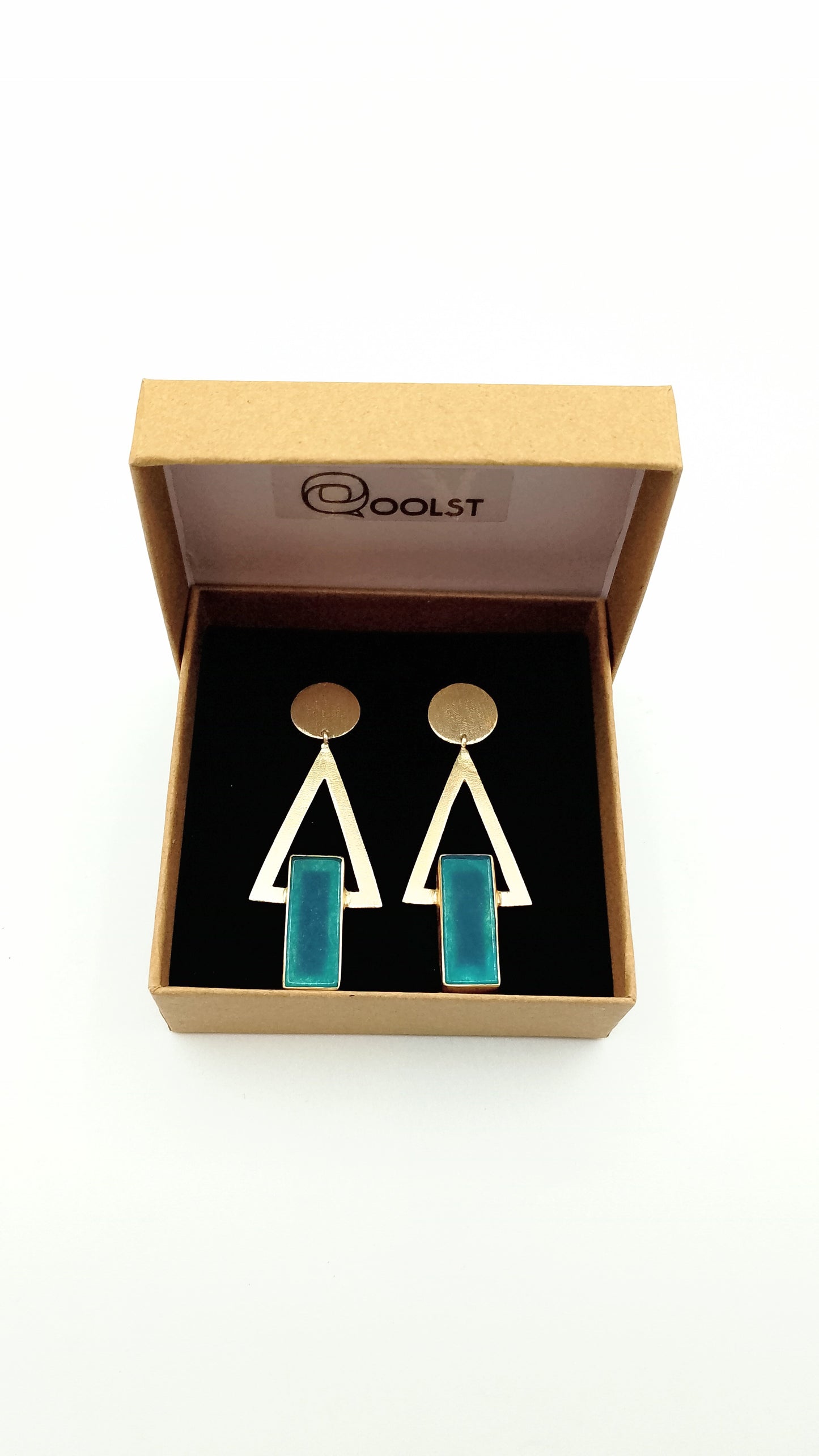 Pendientes de fabricación artesanal para mujer Qoolst Enigma