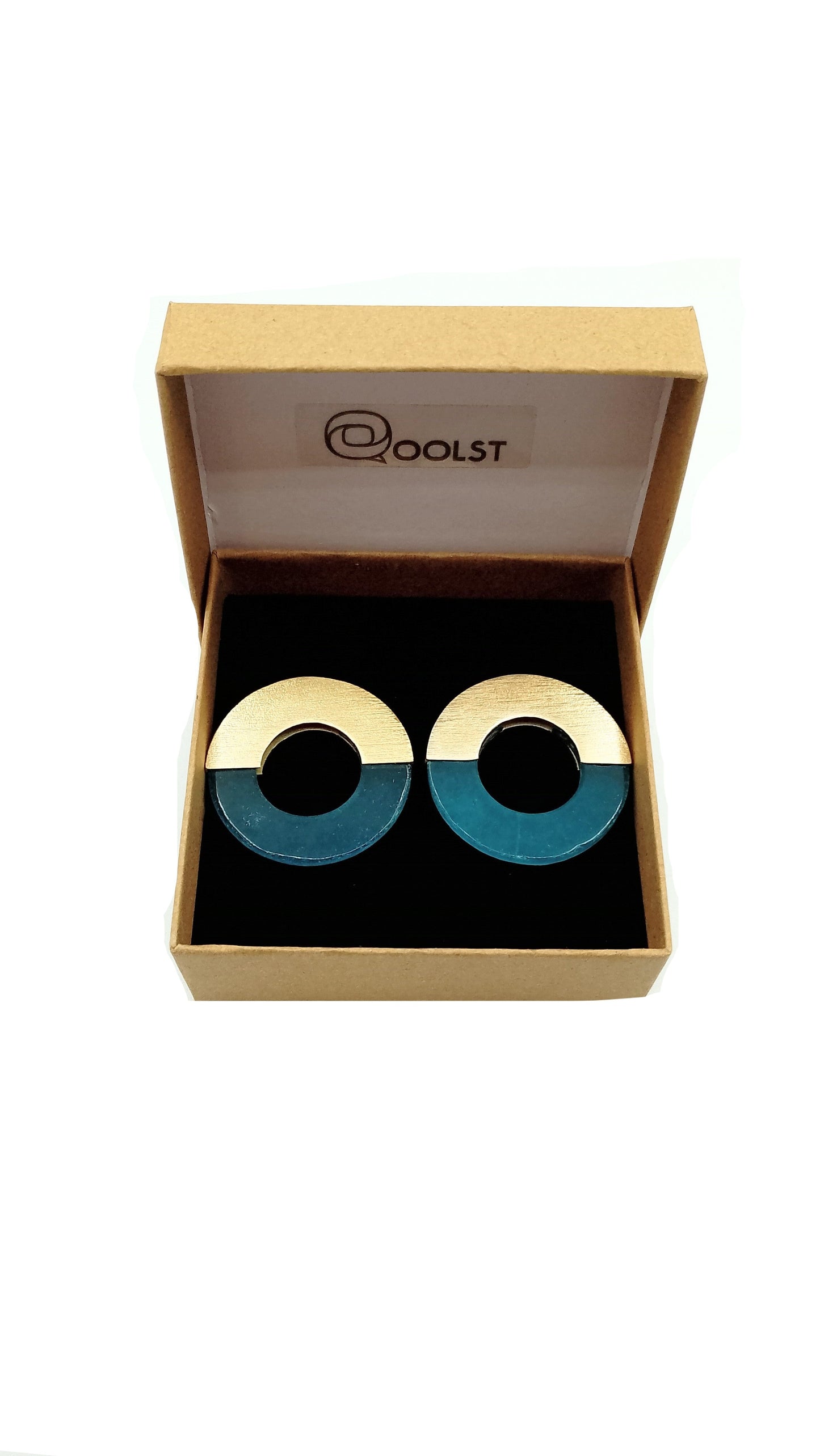 Pendientes de fabricación artesanal para mujer Qoolst Eclipse