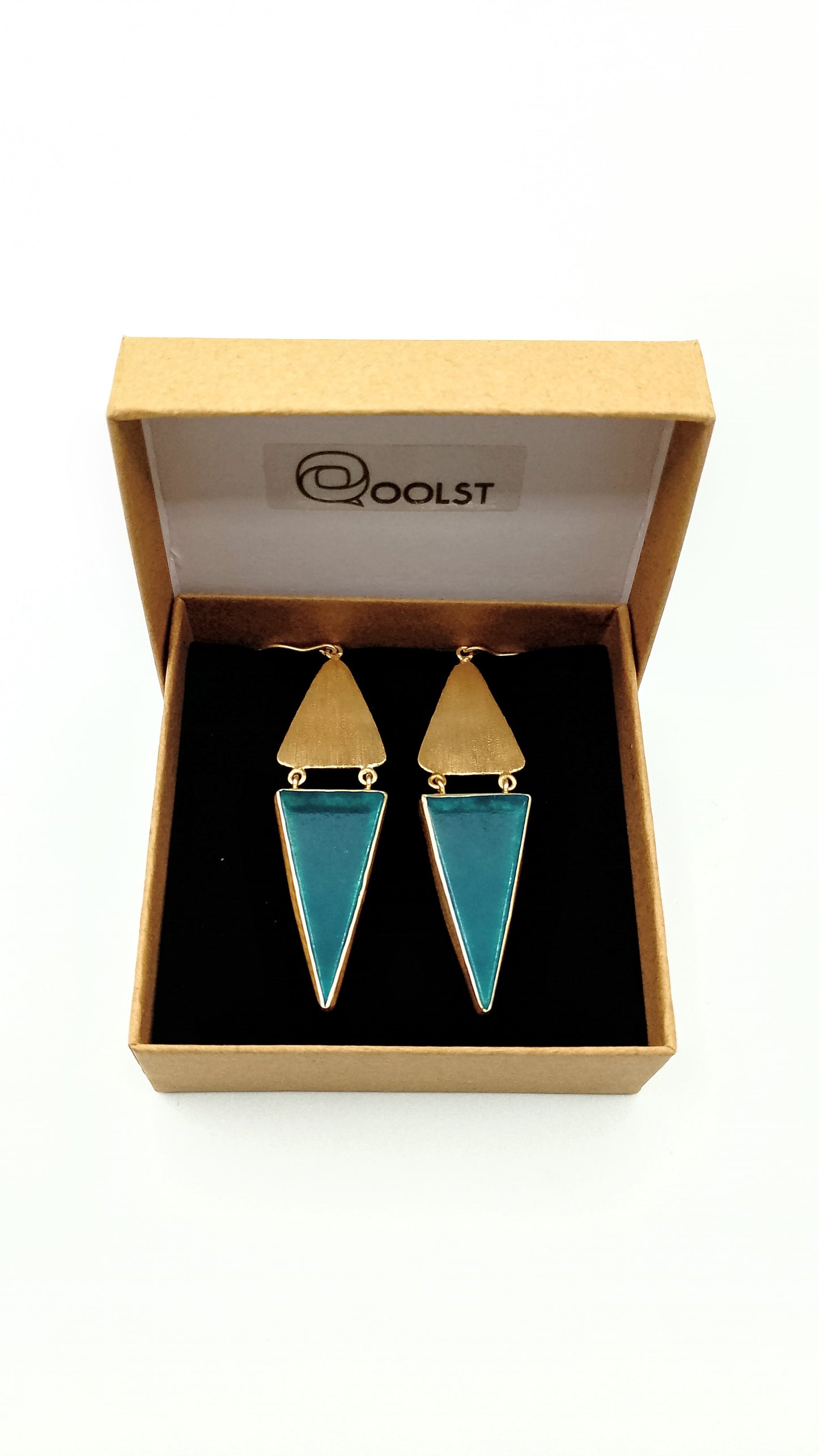 Pendientes de fabricación artesanal para mujer Qoolst Swing