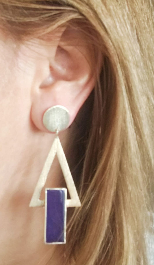 Pendientes de fabricación artesanal para mujer Qoolst Enigma