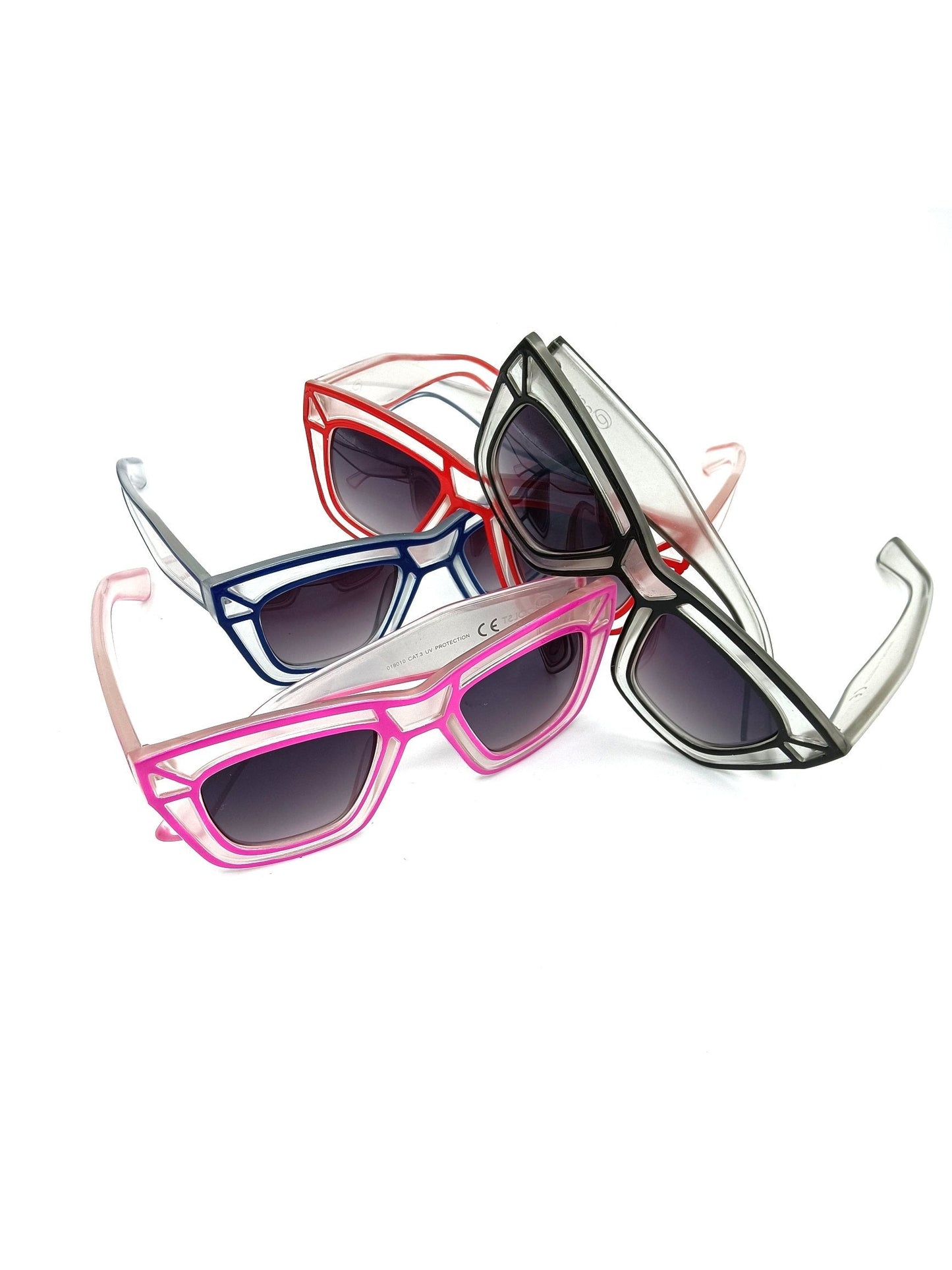 Qoolst Tokyo Shibuya Fluorescent Sunglasses for Women and Men