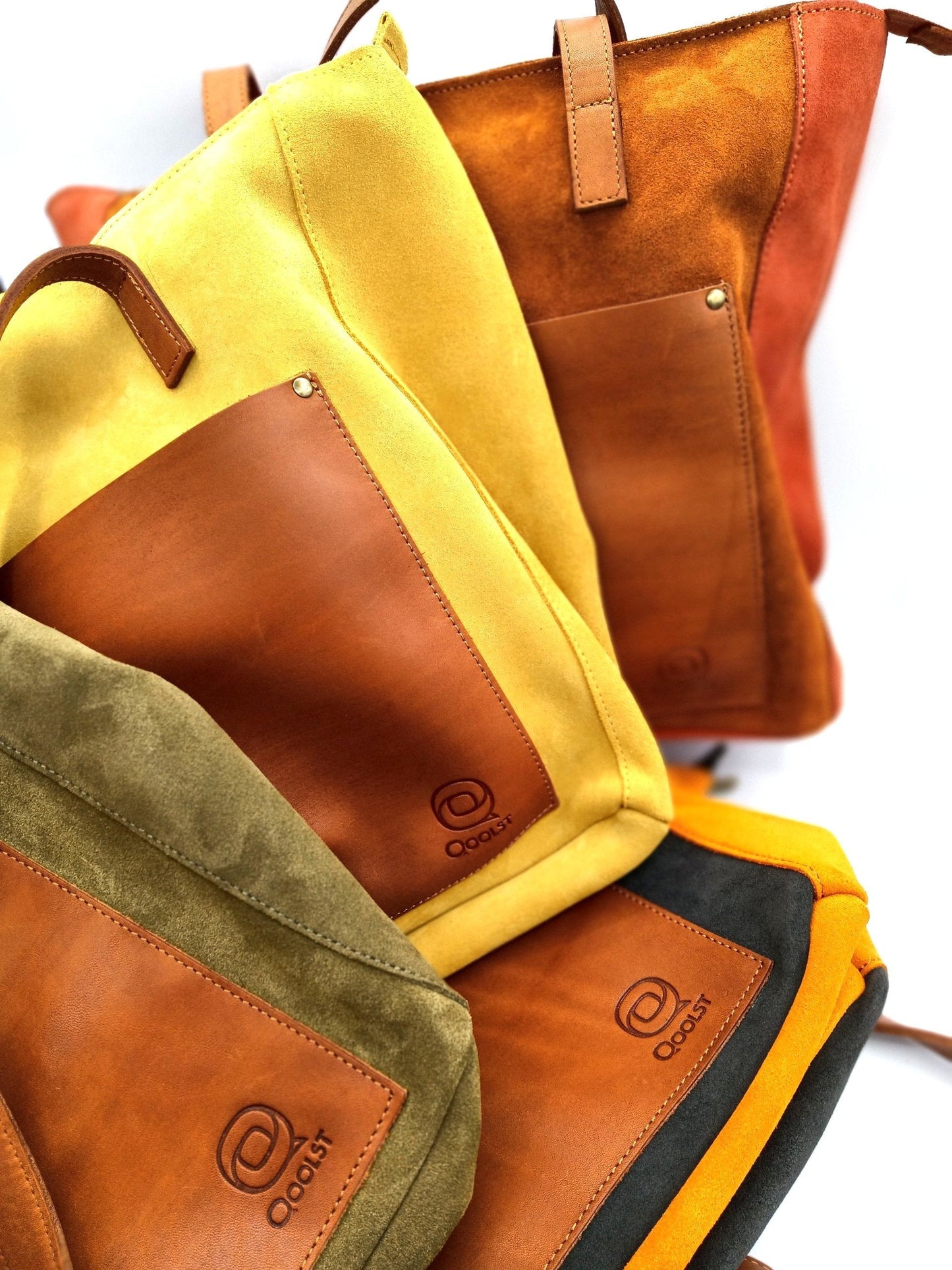 sac à bandoulière et à main en cuir pour femme et homme Vanity Qoolst