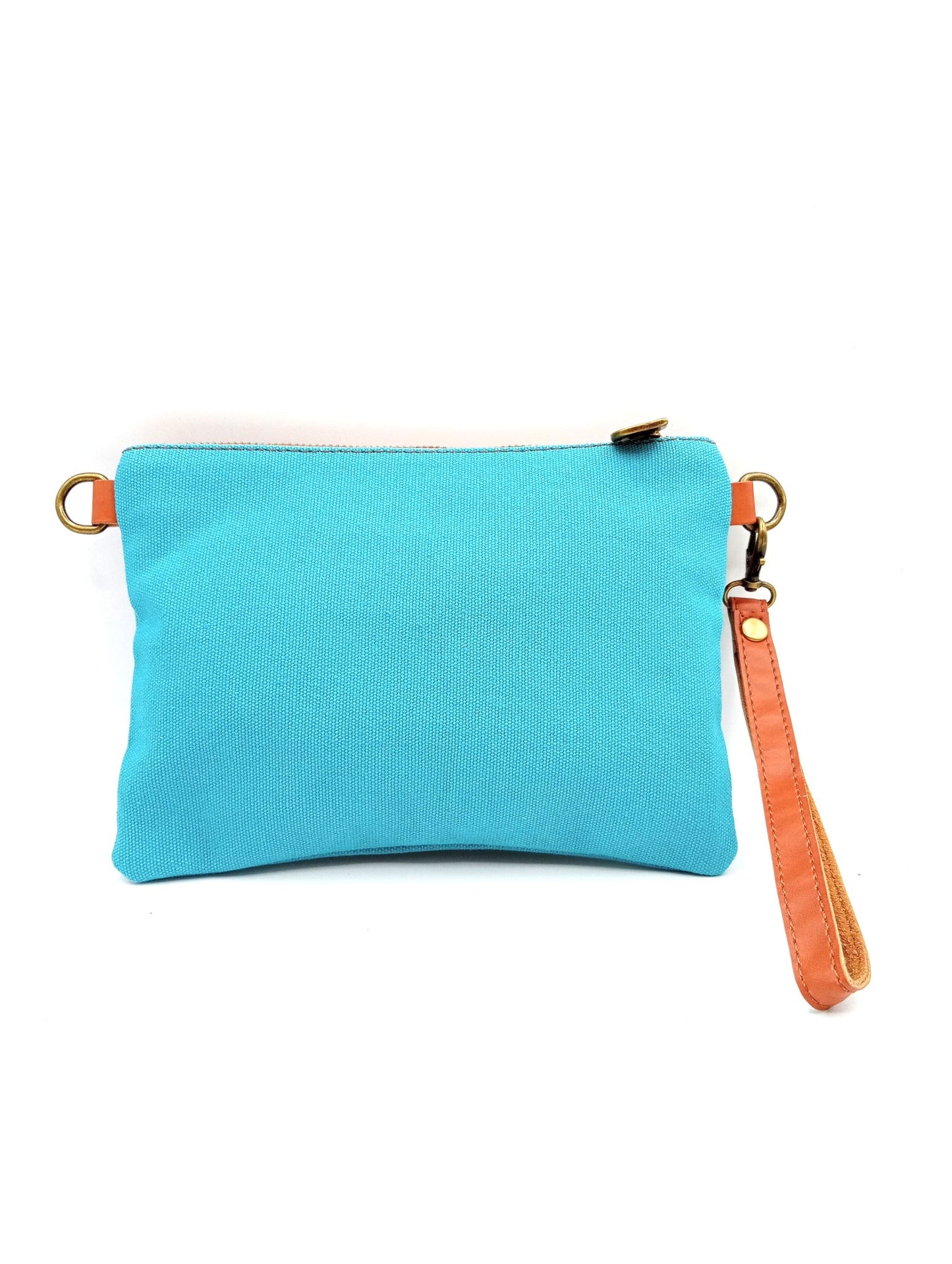 Sac unisexe femme et homme Qoolst Mini Candy en coton et cuir régénéré