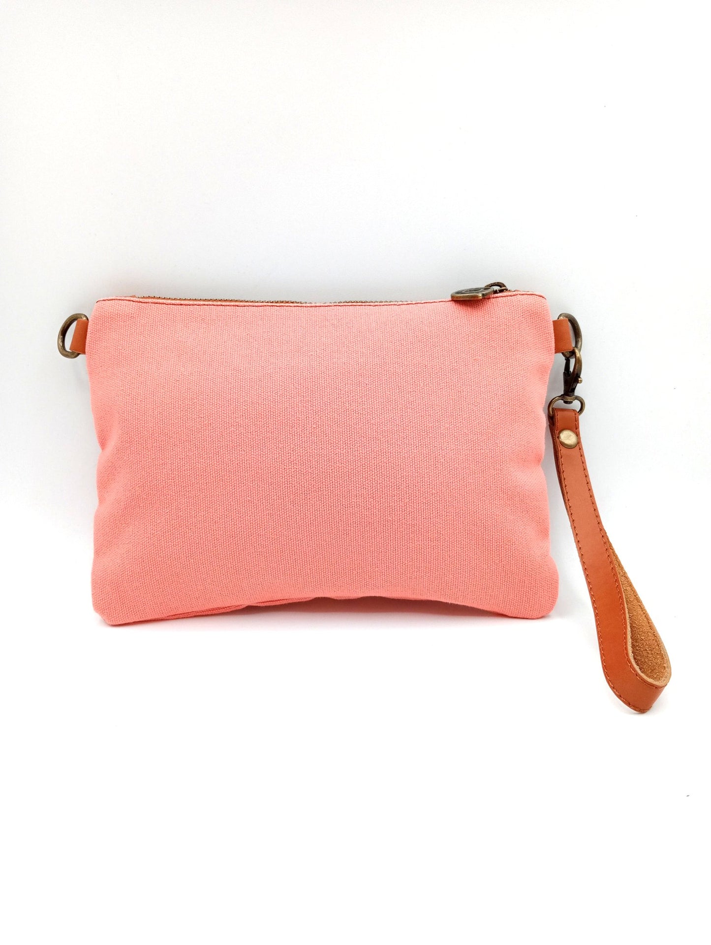 Sac unisexe femme et homme Qoolst Mini Candy en coton et cuir régénéré