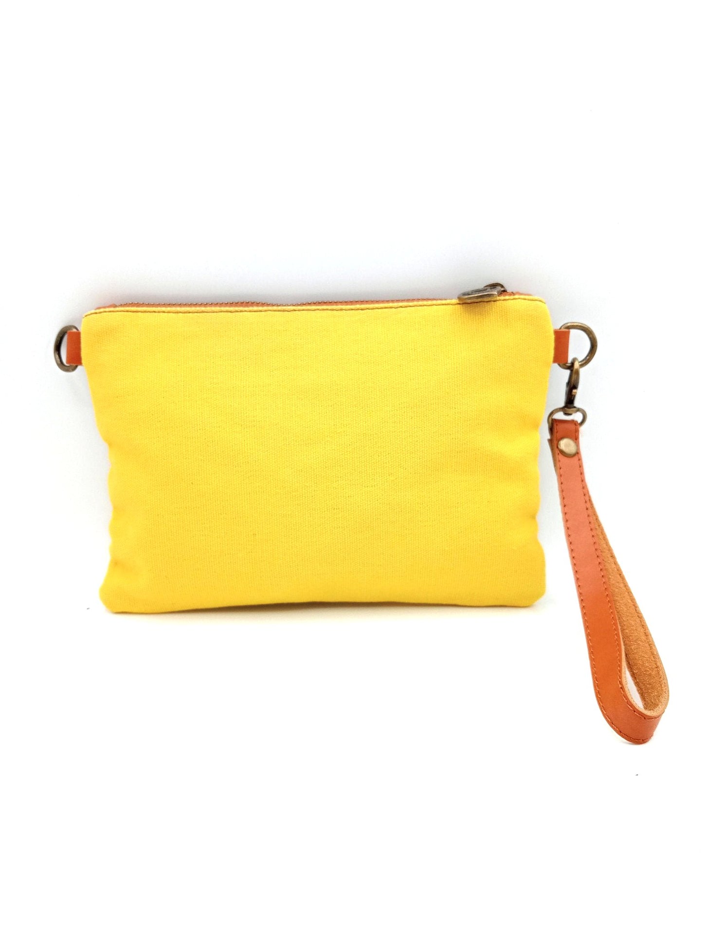 Sac unisexe femme et homme Qoolst Mini Candy en coton et cuir régénéré