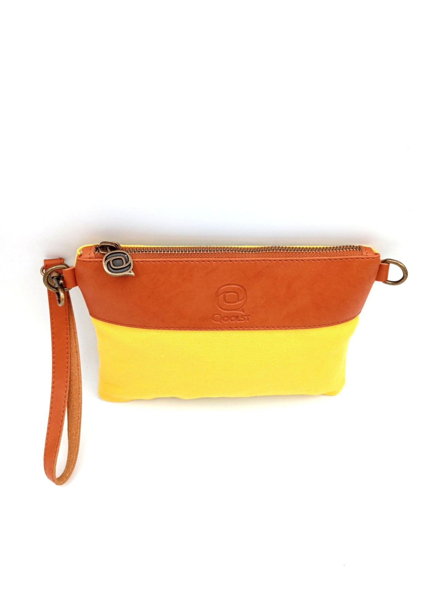 Sac unisexe femme et homme Qoolst Mini Candy en coton et cuir régénéré
