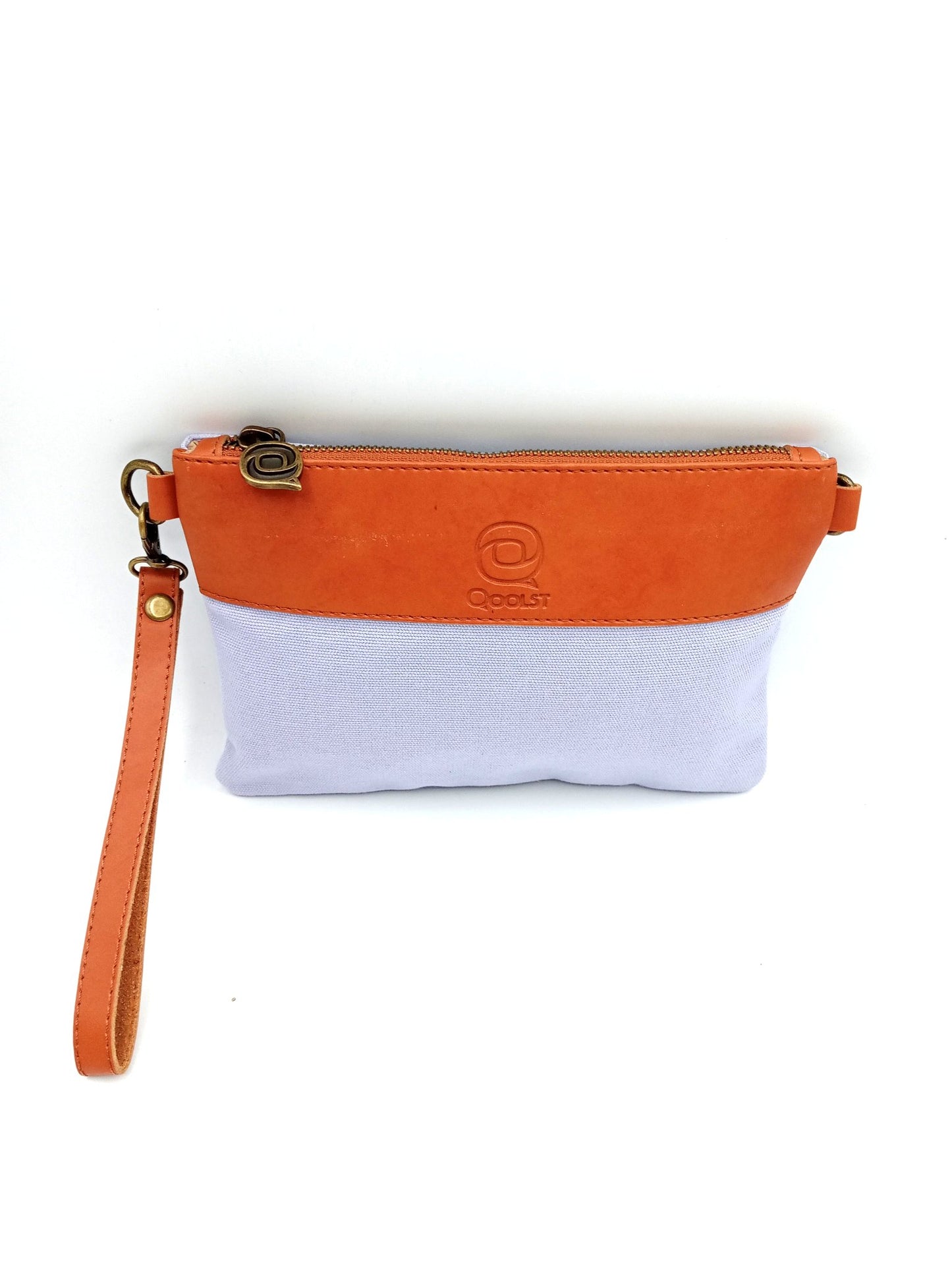 Sac unisexe femme et homme Qoolst Mini Candy en coton et cuir régénéré