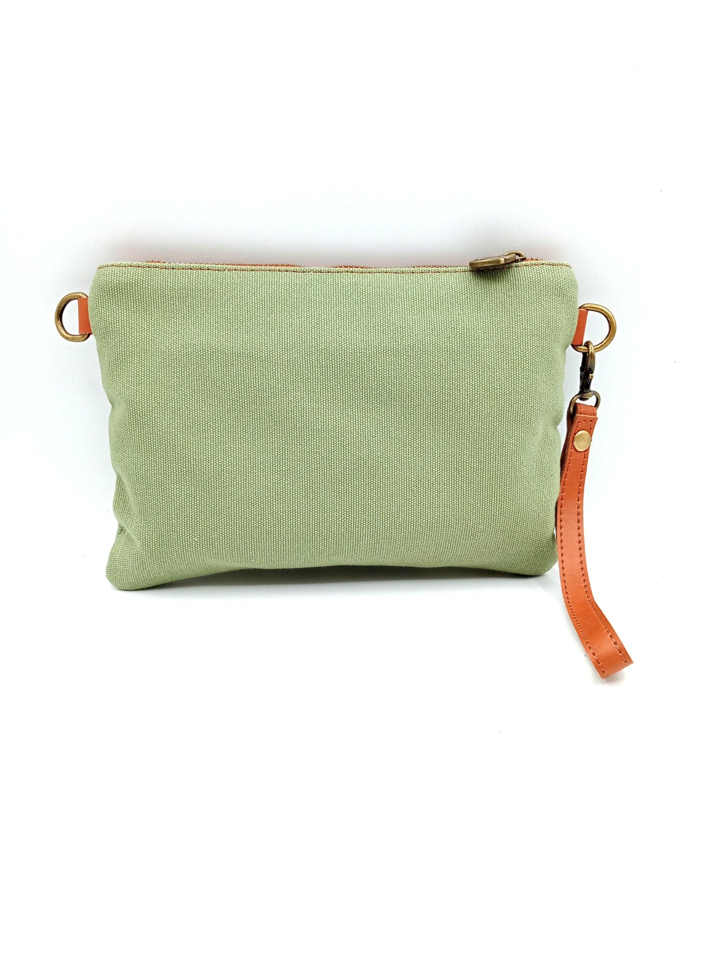 Sac unisexe femme et homme Qoolst Mini Candy en coton et cuir régénéré