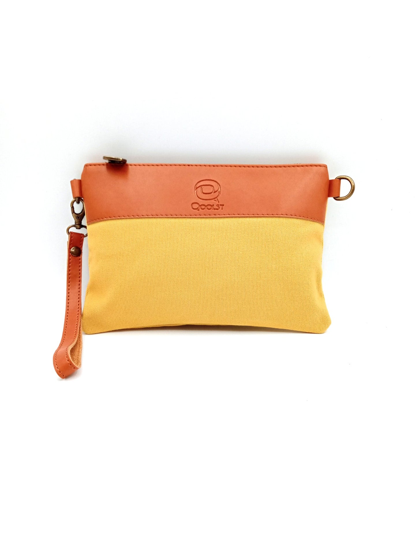 Sac unisexe femme et homme Qoolst Mini Candy en coton et cuir régénéré