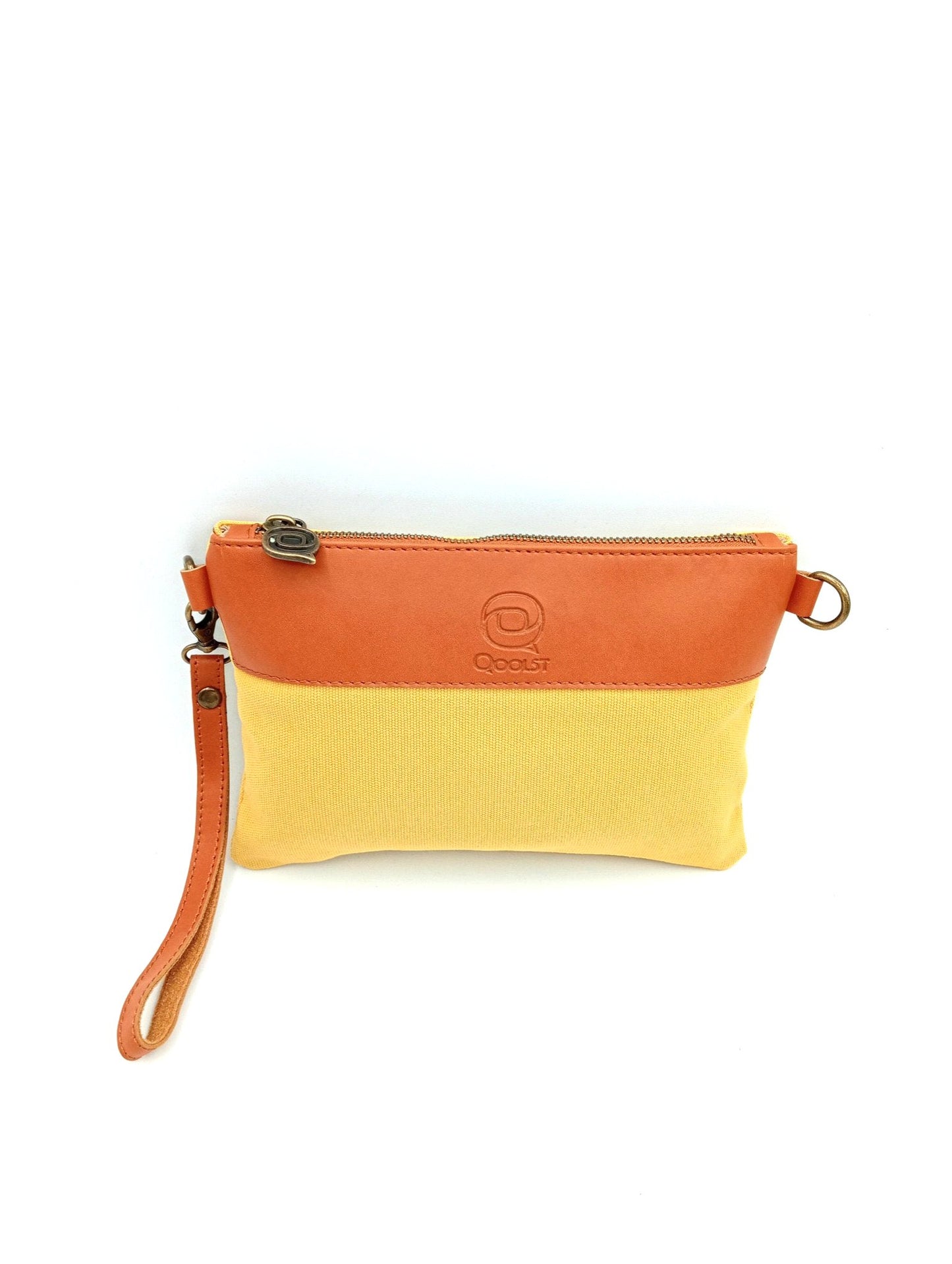 Sac unisexe femme et homme Qoolst Mini Candy en coton et cuir régénéré