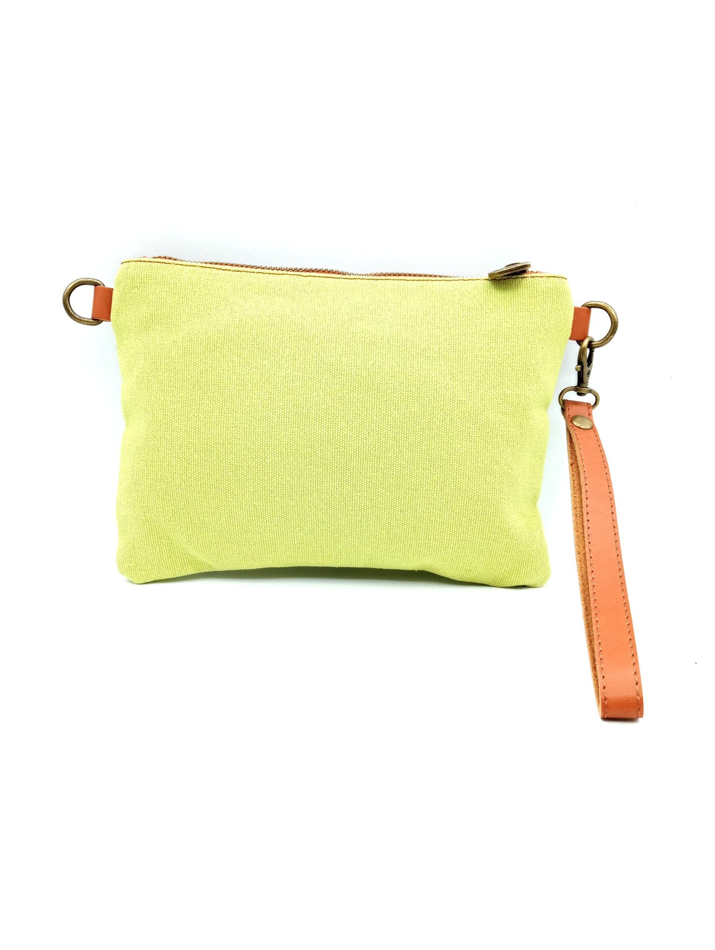 Sac unisexe femme et homme Qoolst Mini Candy en coton et cuir régénéré