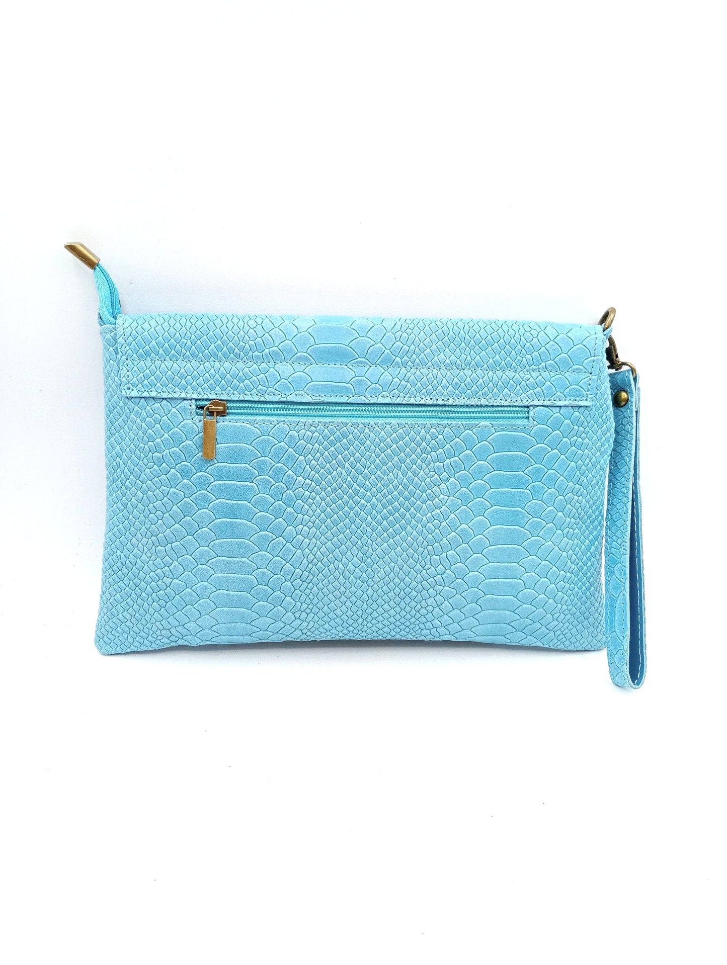 Sac portefeuille en cuir pour femme avec fermoir cercle Qoolst