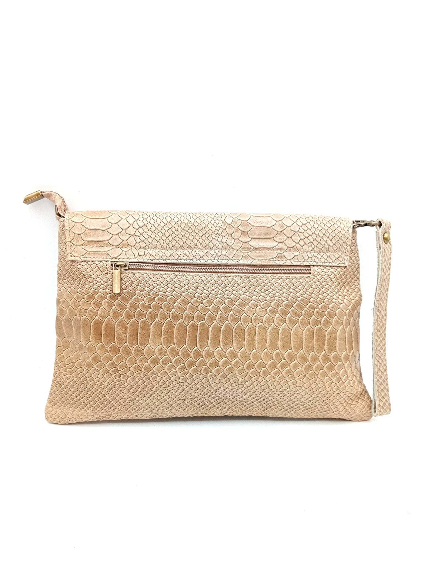 Sac portefeuille en cuir pour femme avec fermoir cercle Qoolst