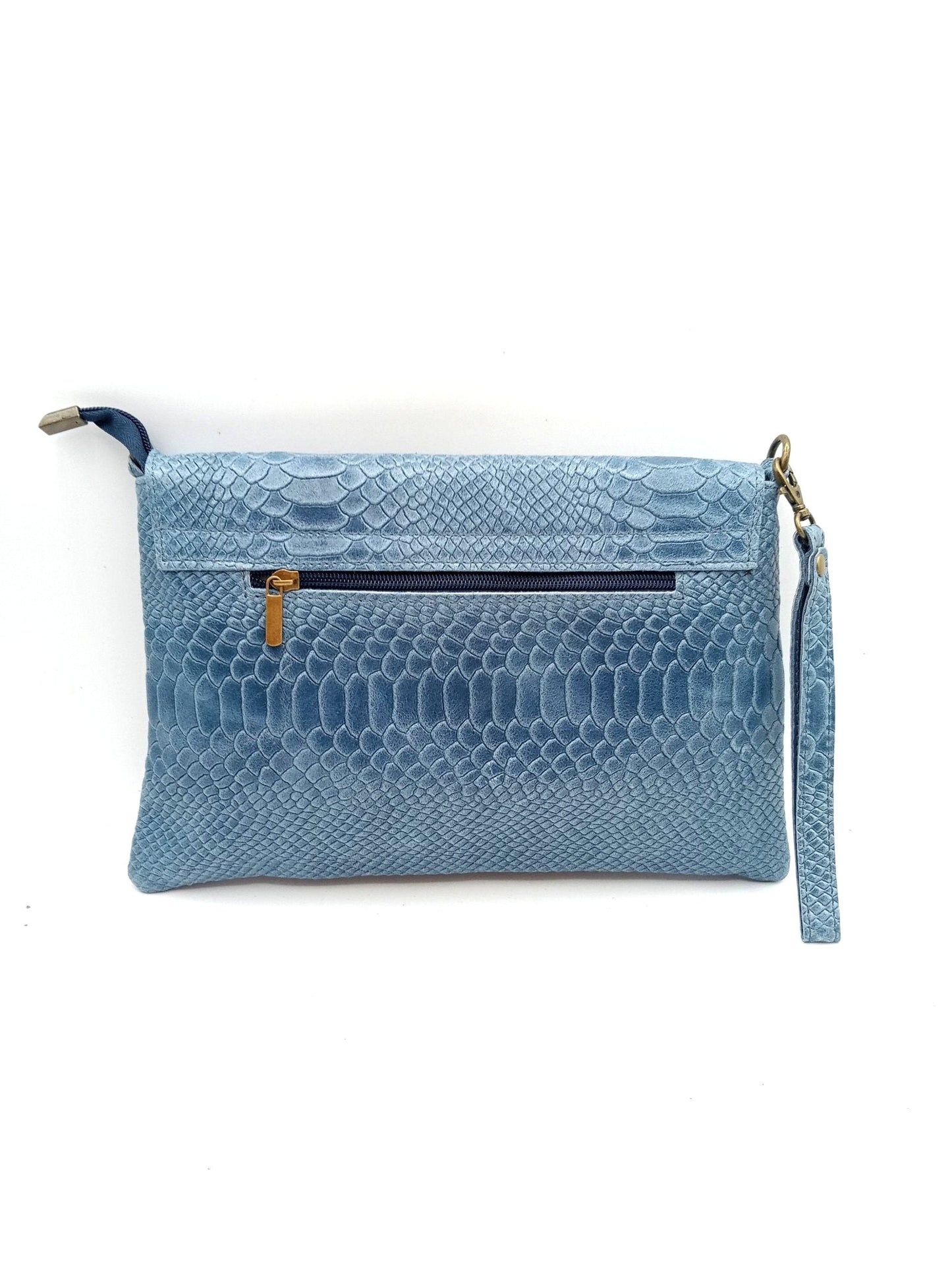 Sac portefeuille en cuir pour femme avec fermoir cercle Qoolst