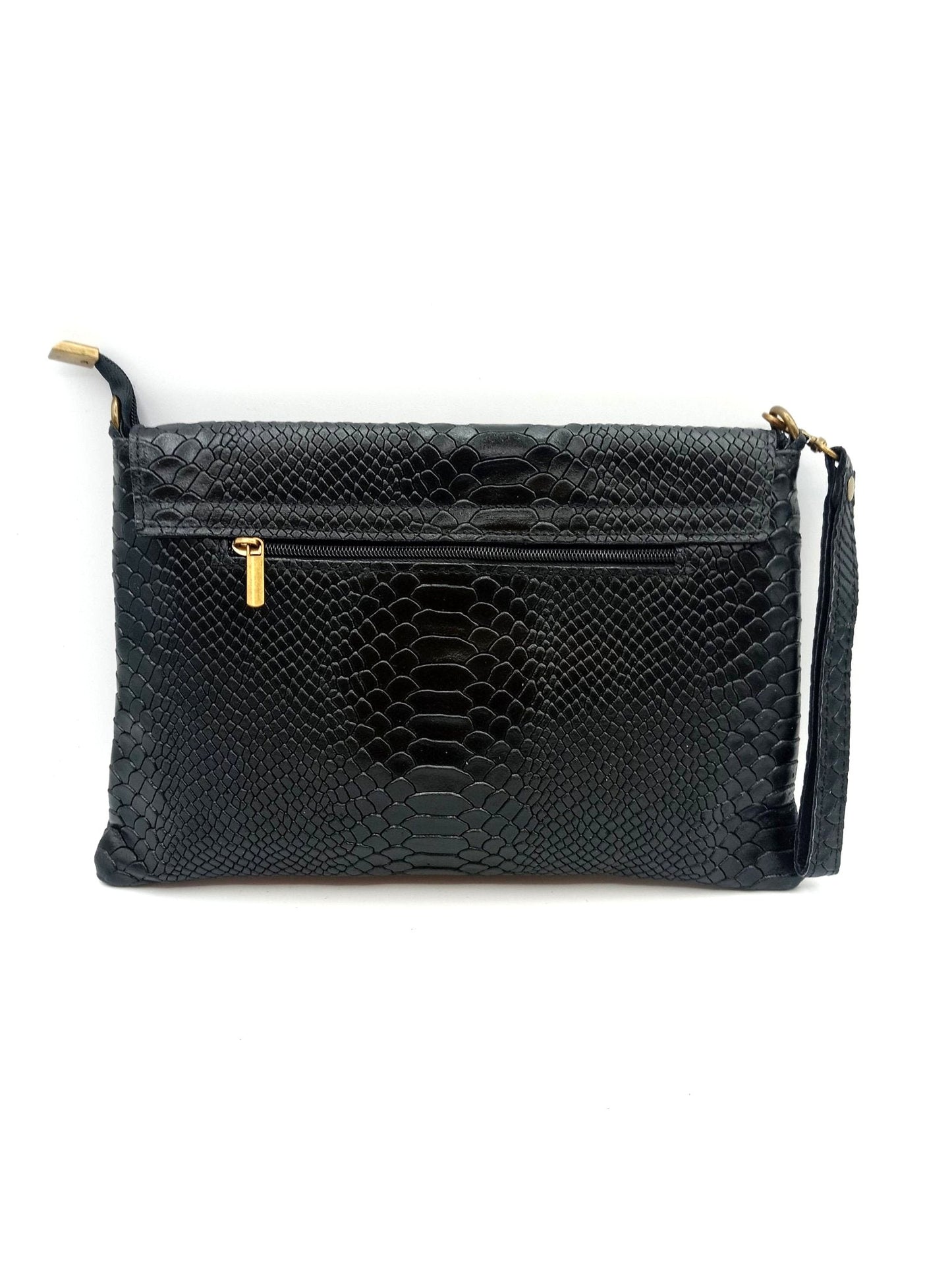 Sac portefeuille en cuir pour femme avec fermoir cercle Qoolst