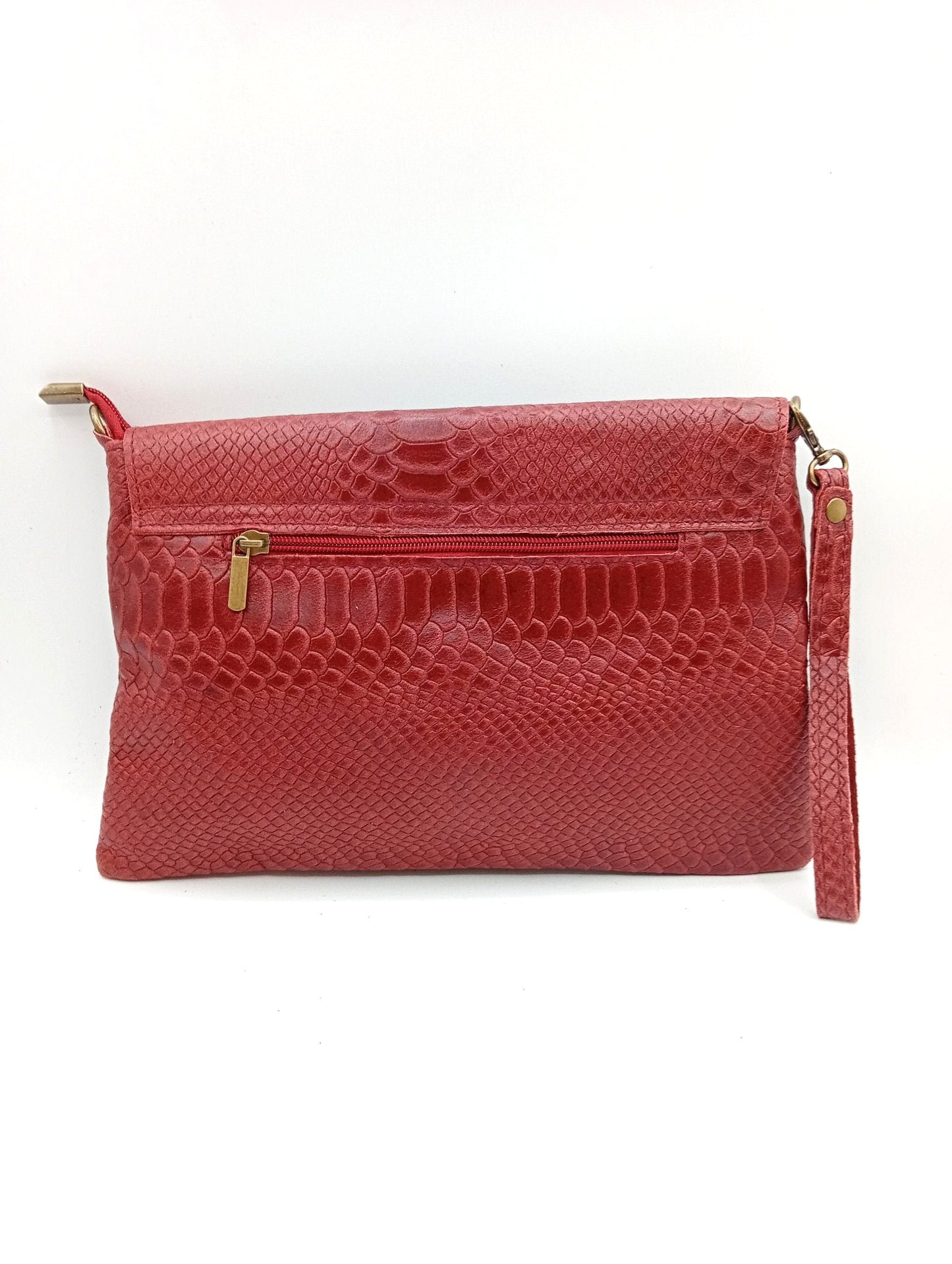 Sac portefeuille en cuir pour femme avec fermoir cercle Qoolst