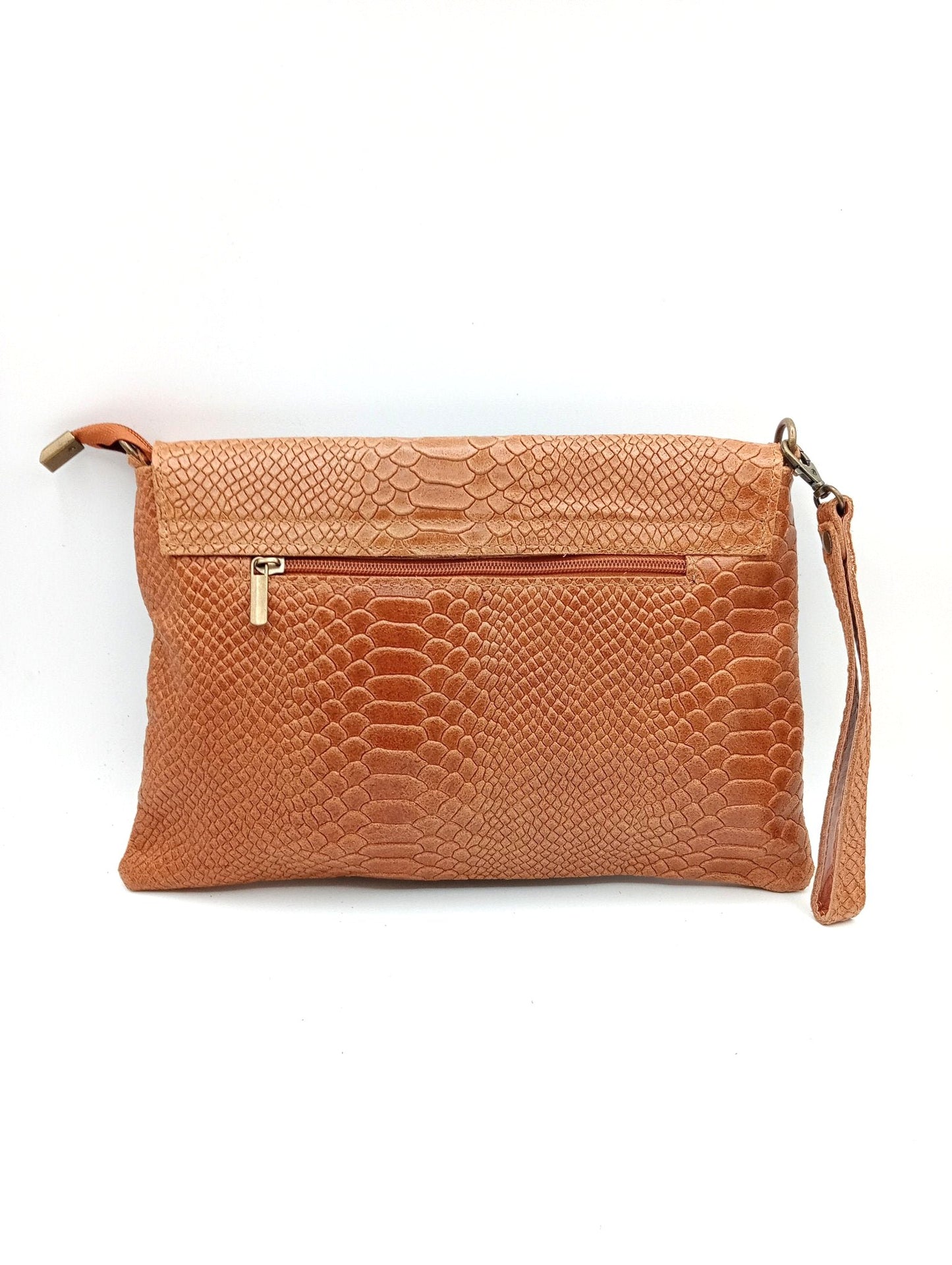 Sac portefeuille en cuir pour femme avec fermoir cercle Qoolst