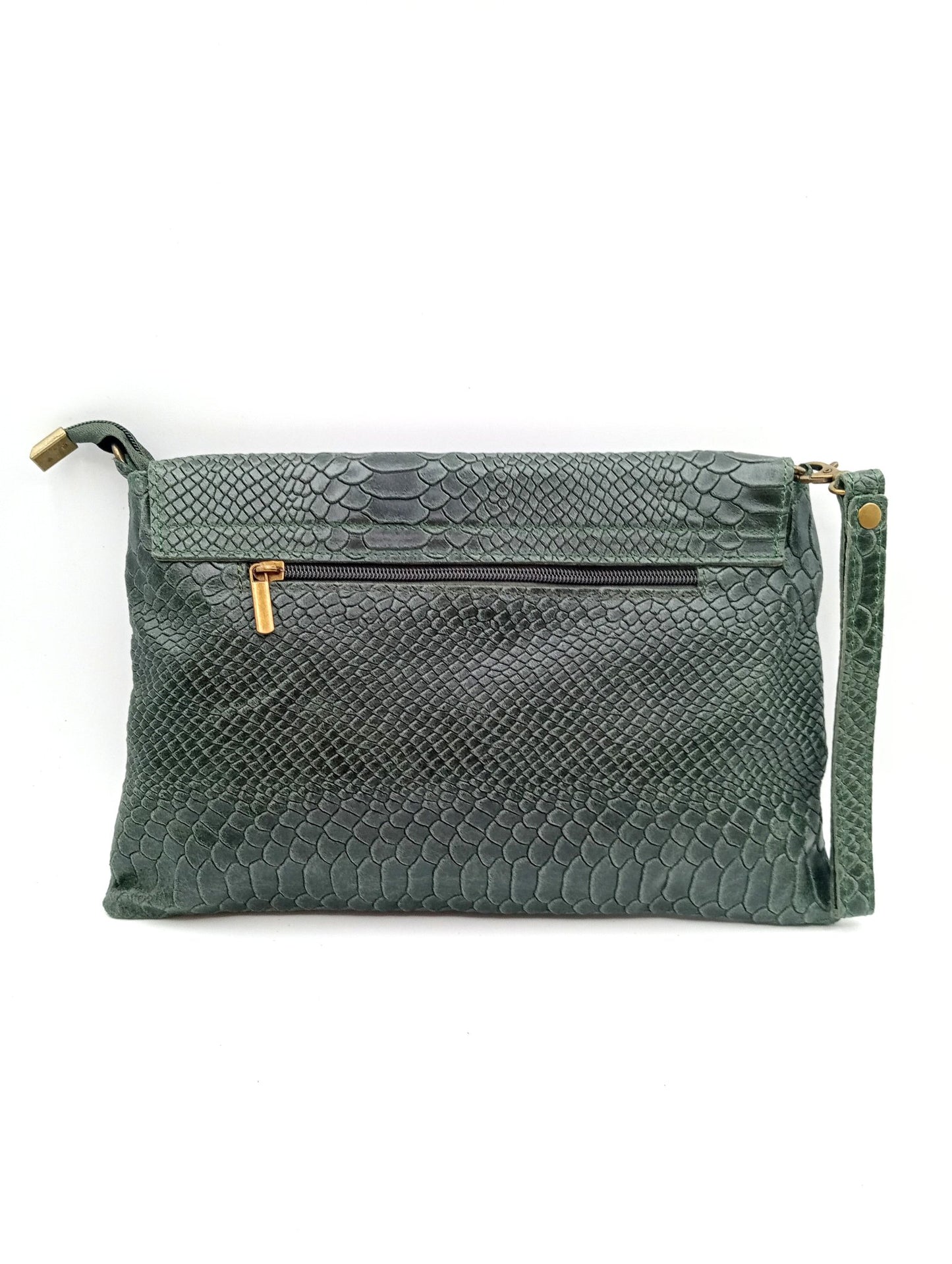 Sac portefeuille en cuir pour femme avec fermoir cercle Qoolst