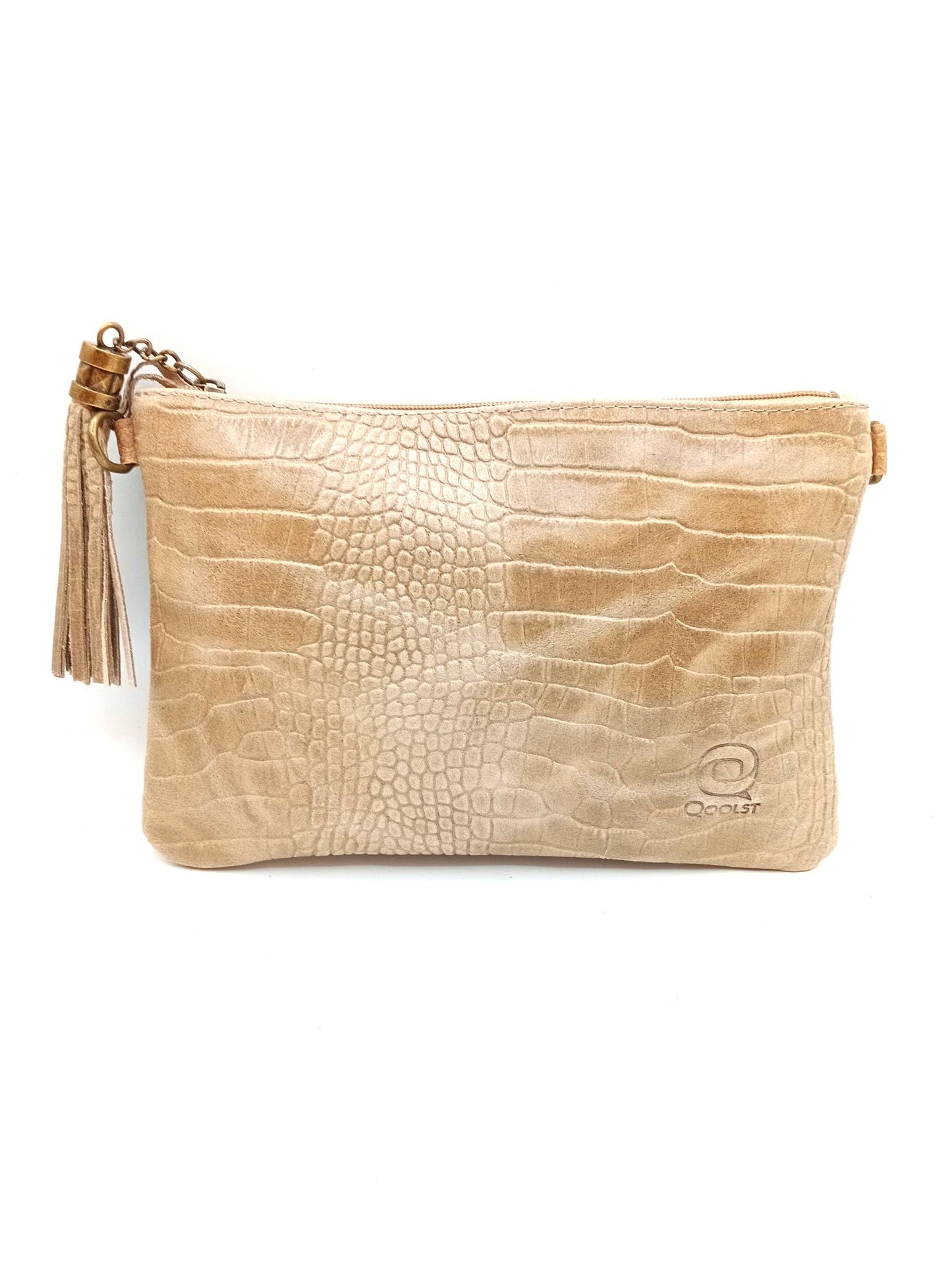 Mini sac sac portefeuille en cuir femme Qoolst
