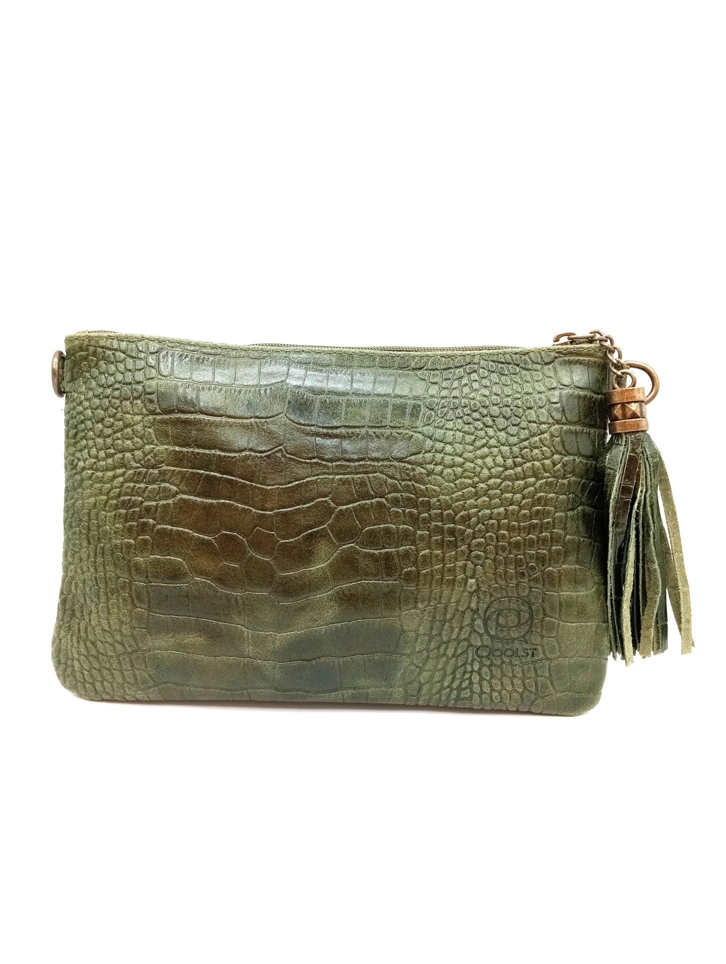 Mini sac sac portefeuille en cuir femme Qoolst
