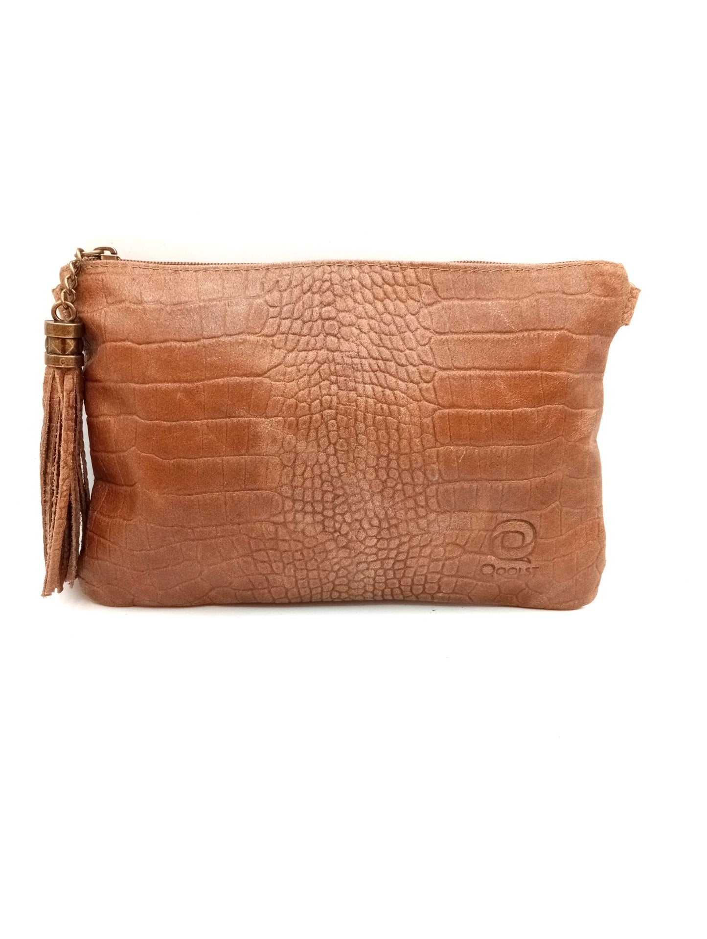 Mini sac sac portefeuille en cuir femme Qoolst