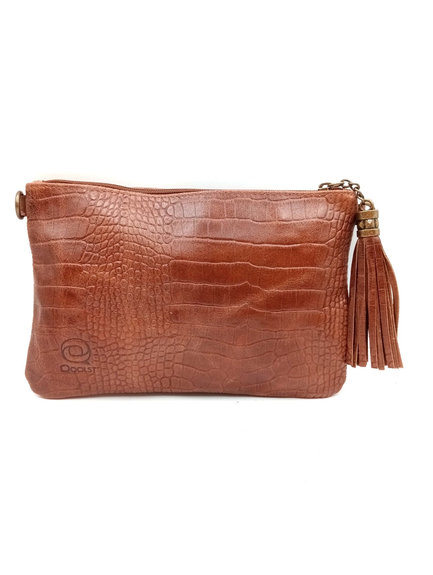Mini sac sac portefeuille en cuir femme Qoolst