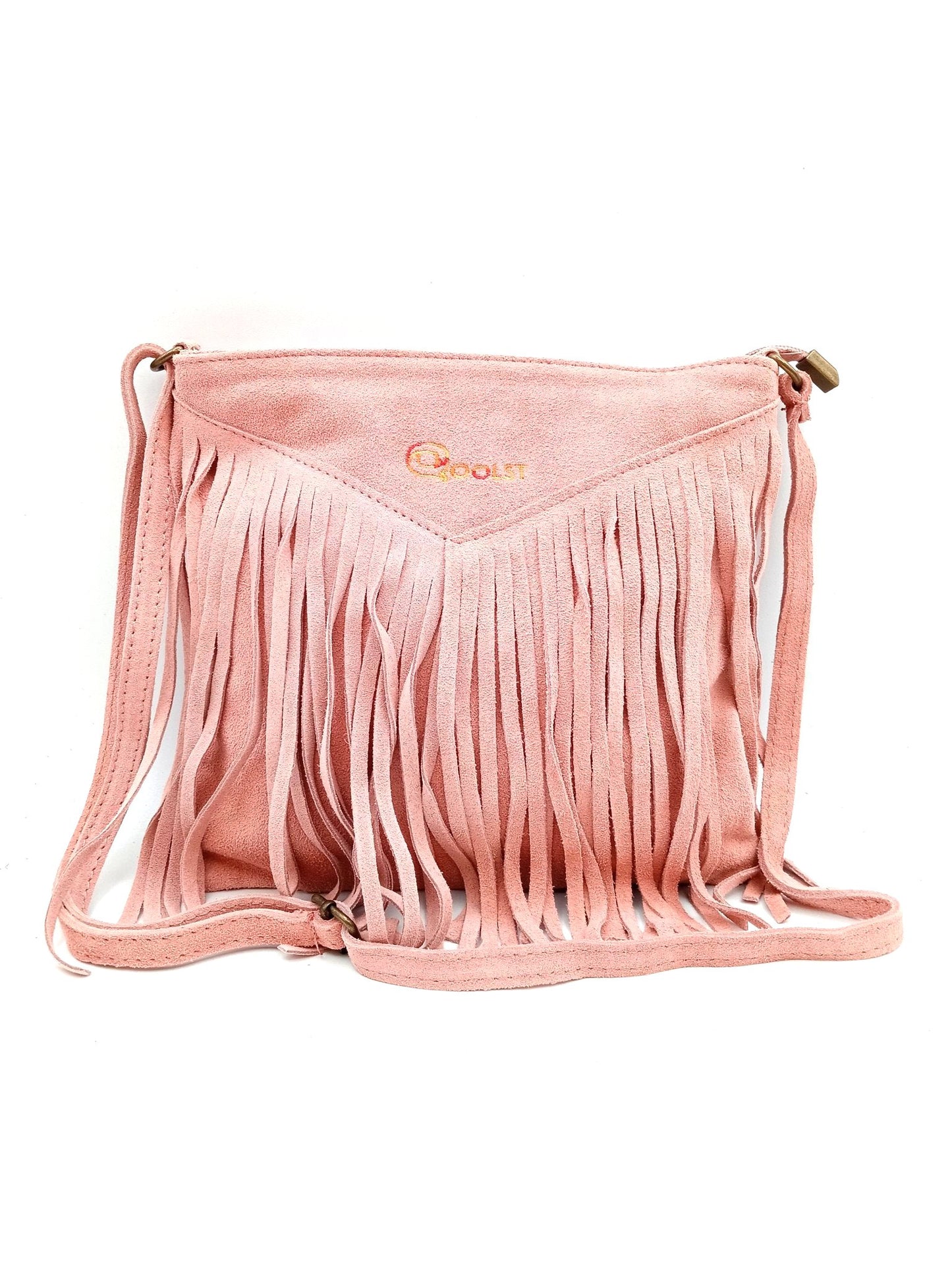 Qoorrito Le sac bandoulière à franges Qoolst pour femme