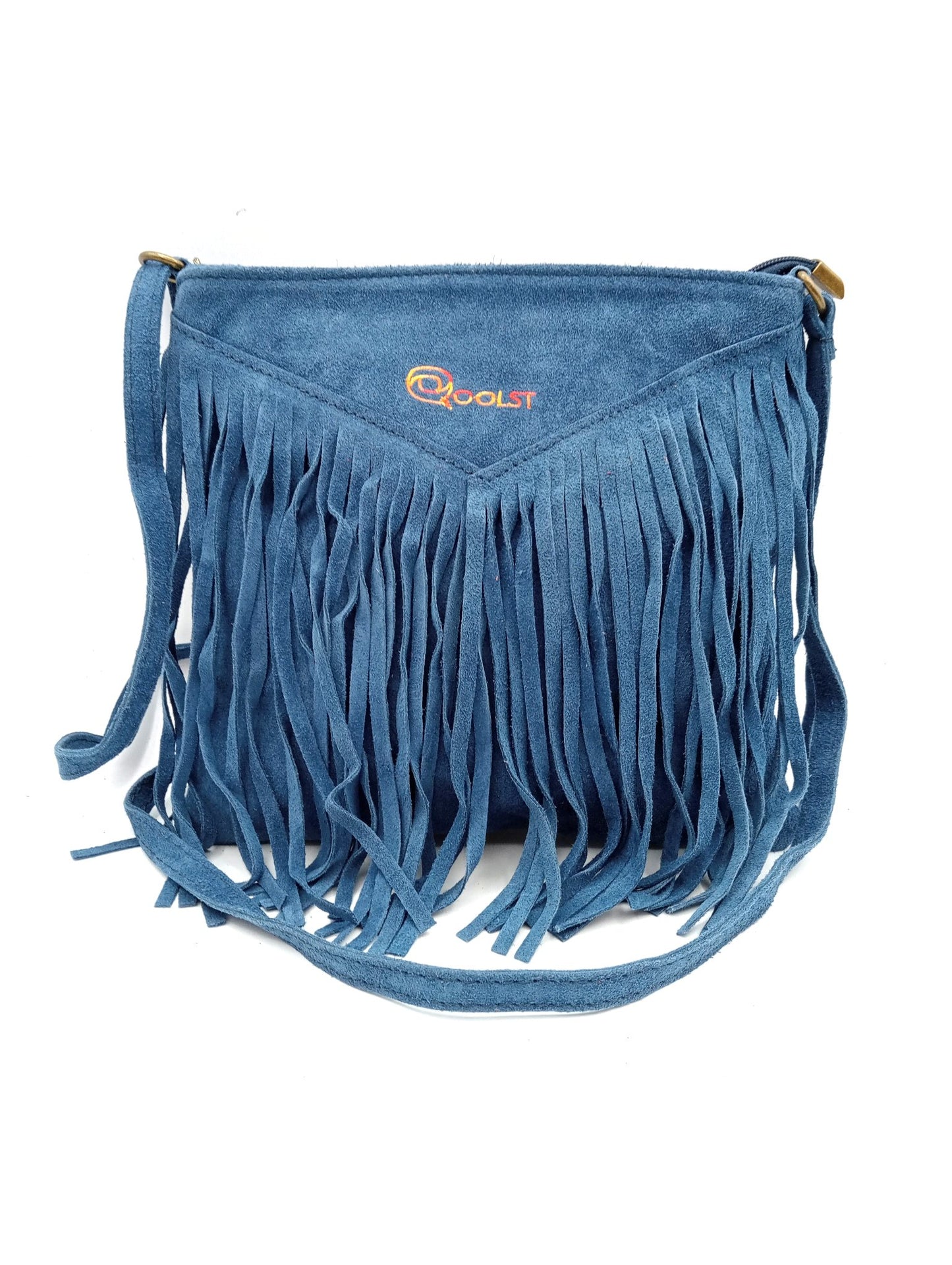 Qoorrito Le sac bandoulière à franges Qoolst pour femme