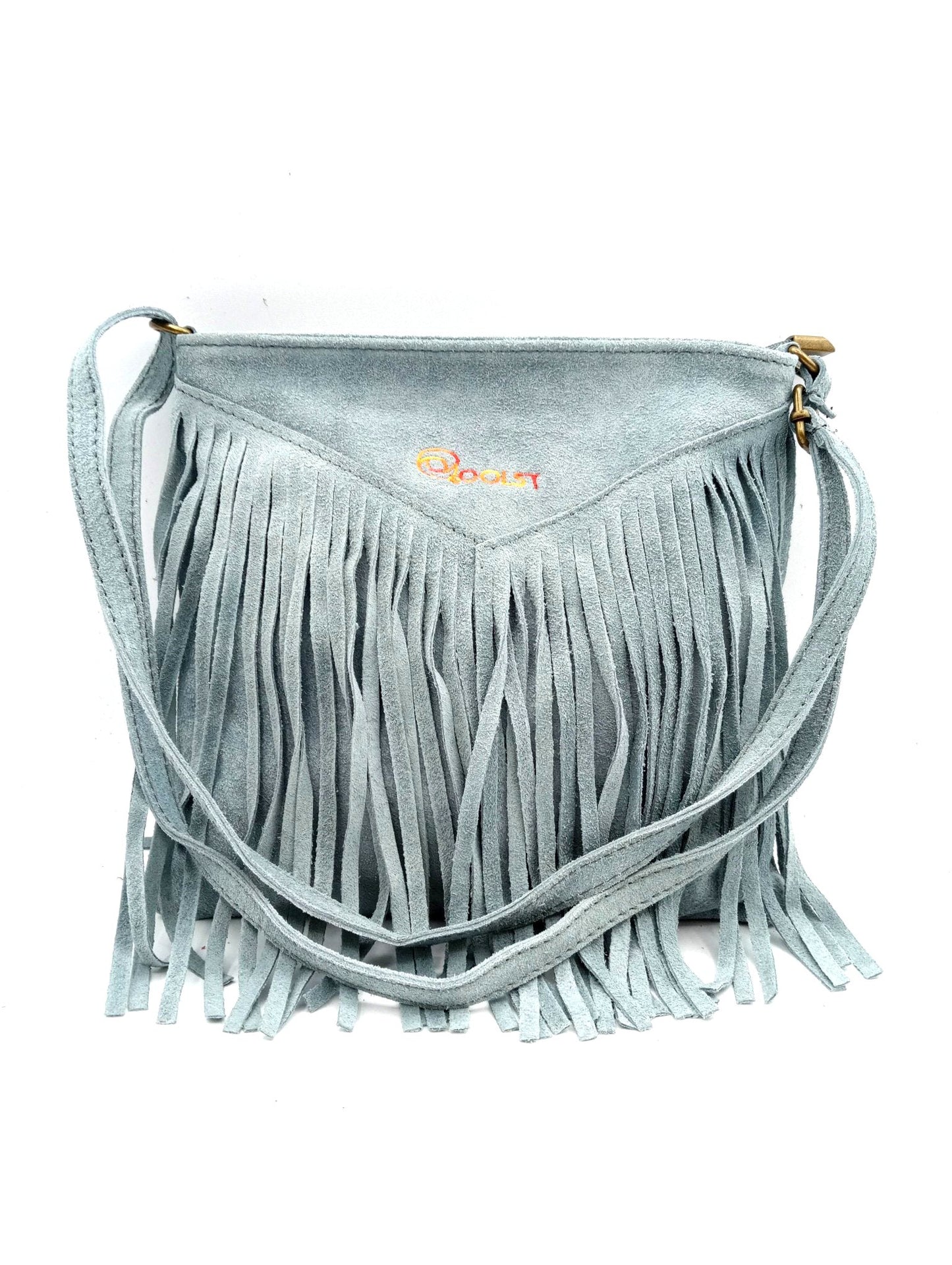 Qoorrito Le sac bandoulière à franges Qoolst pour femme