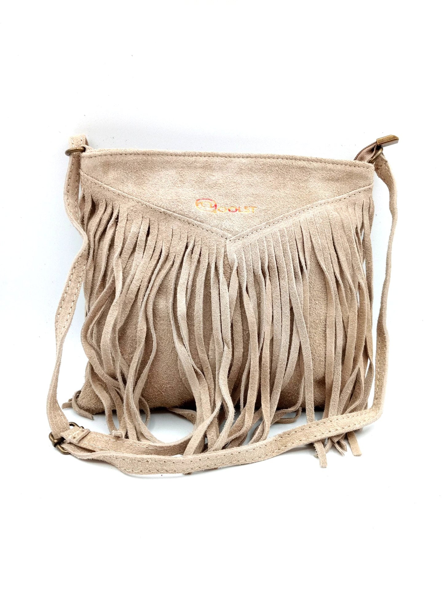 Qoorrito Le sac bandoulière à franges Qoolst pour femme