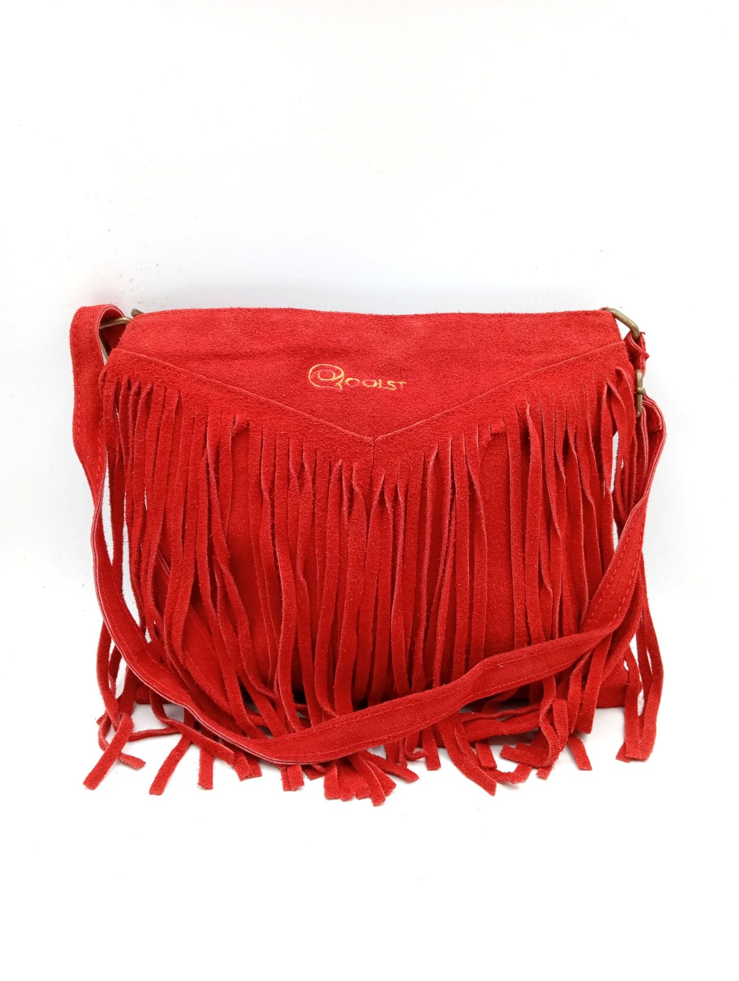 Qoorrito Le sac bandoulière à franges Qoolst pour femme
