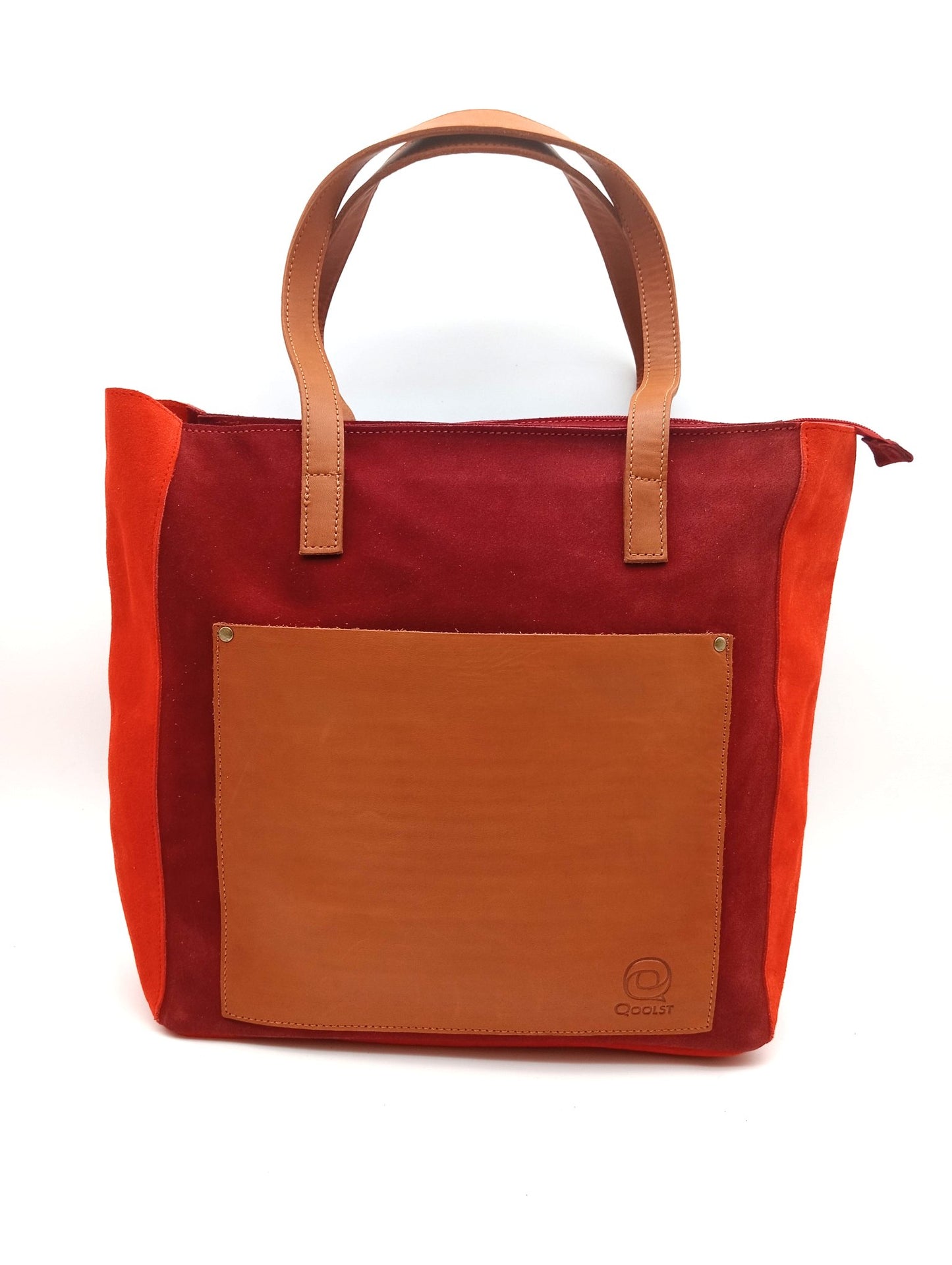 sac à bandoulière et à main en cuir pour femme et homme Vanity Qoolst