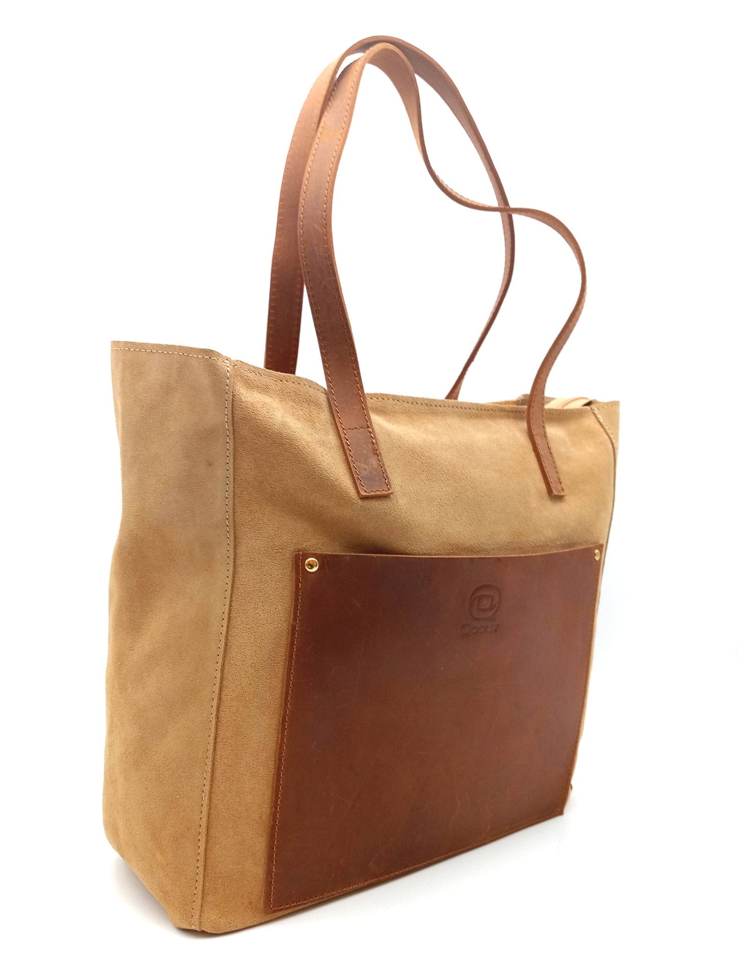 sac à bandoulière et à main en cuir pour femme et homme Vanity Qoolst