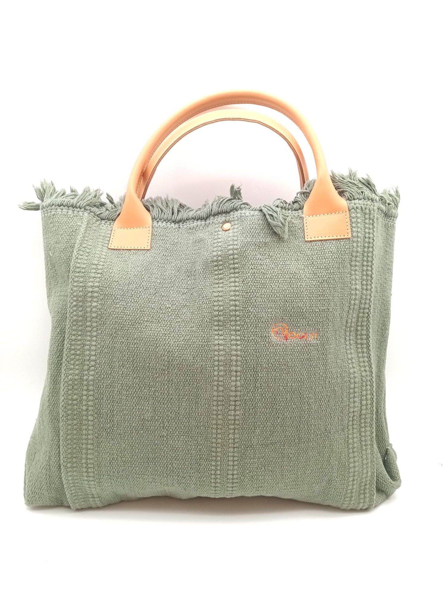Sac femme en coton Qoolst Shopper XL avec poignée