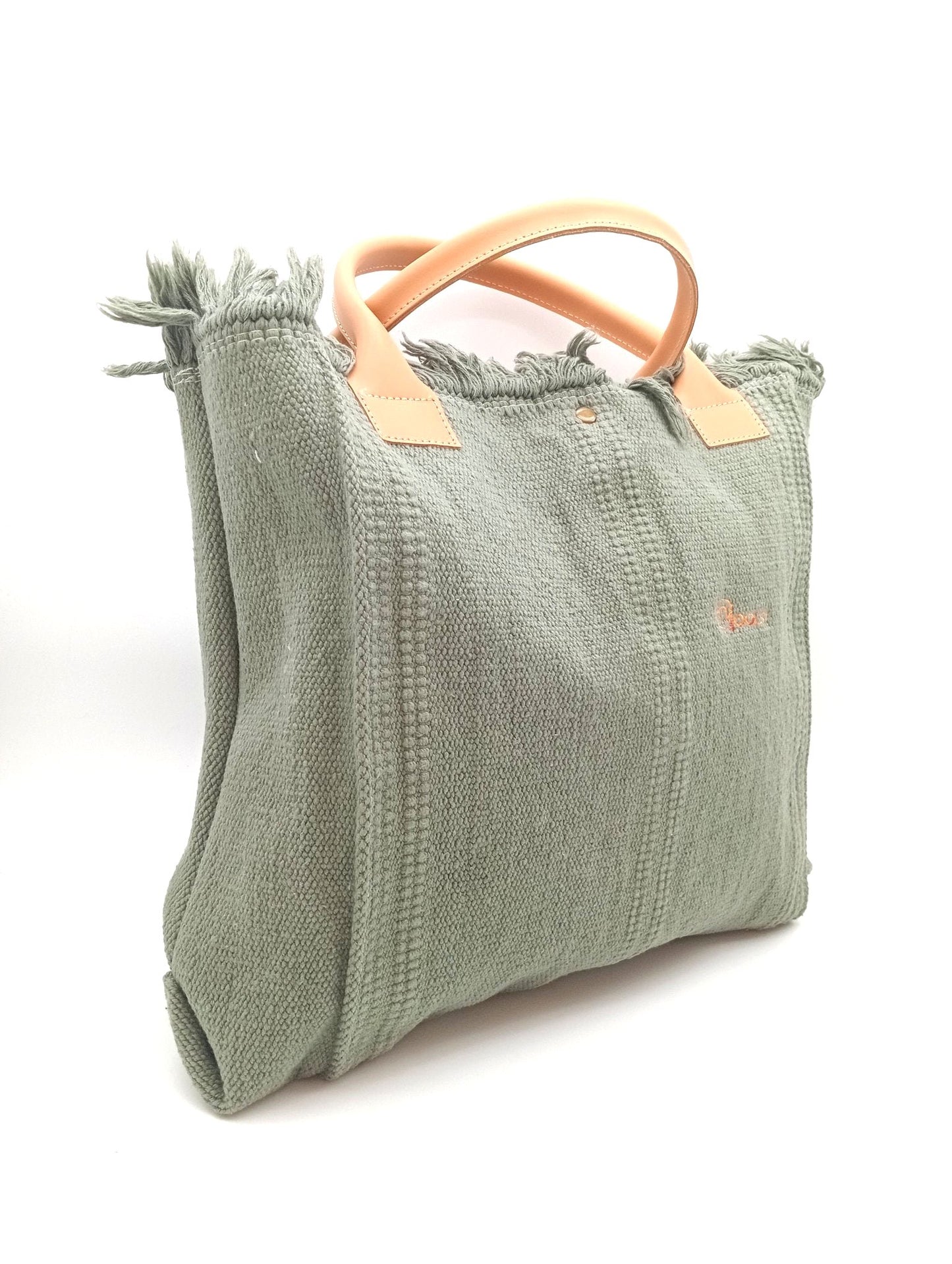 Sac femme en coton Qoolst Shopper XL avec poignée