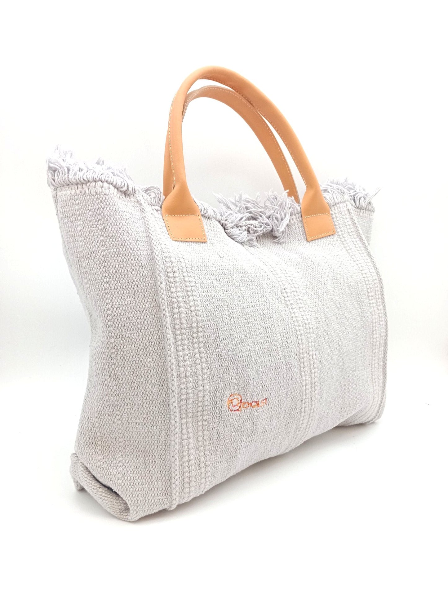 Sac femme en coton Qoolst Shopper XL avec poignée