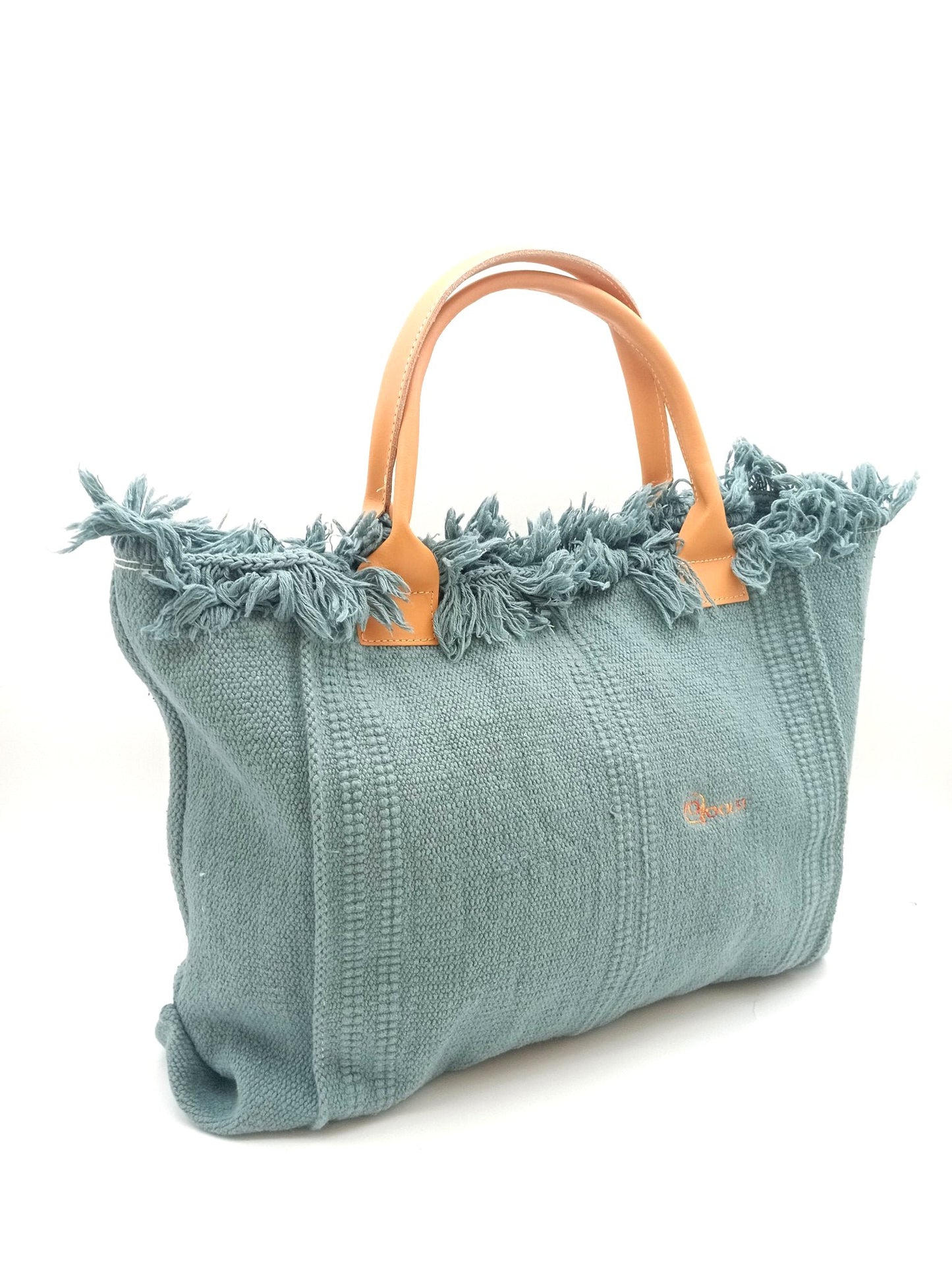 Sac femme en coton Qoolst Shopper XL avec poignée