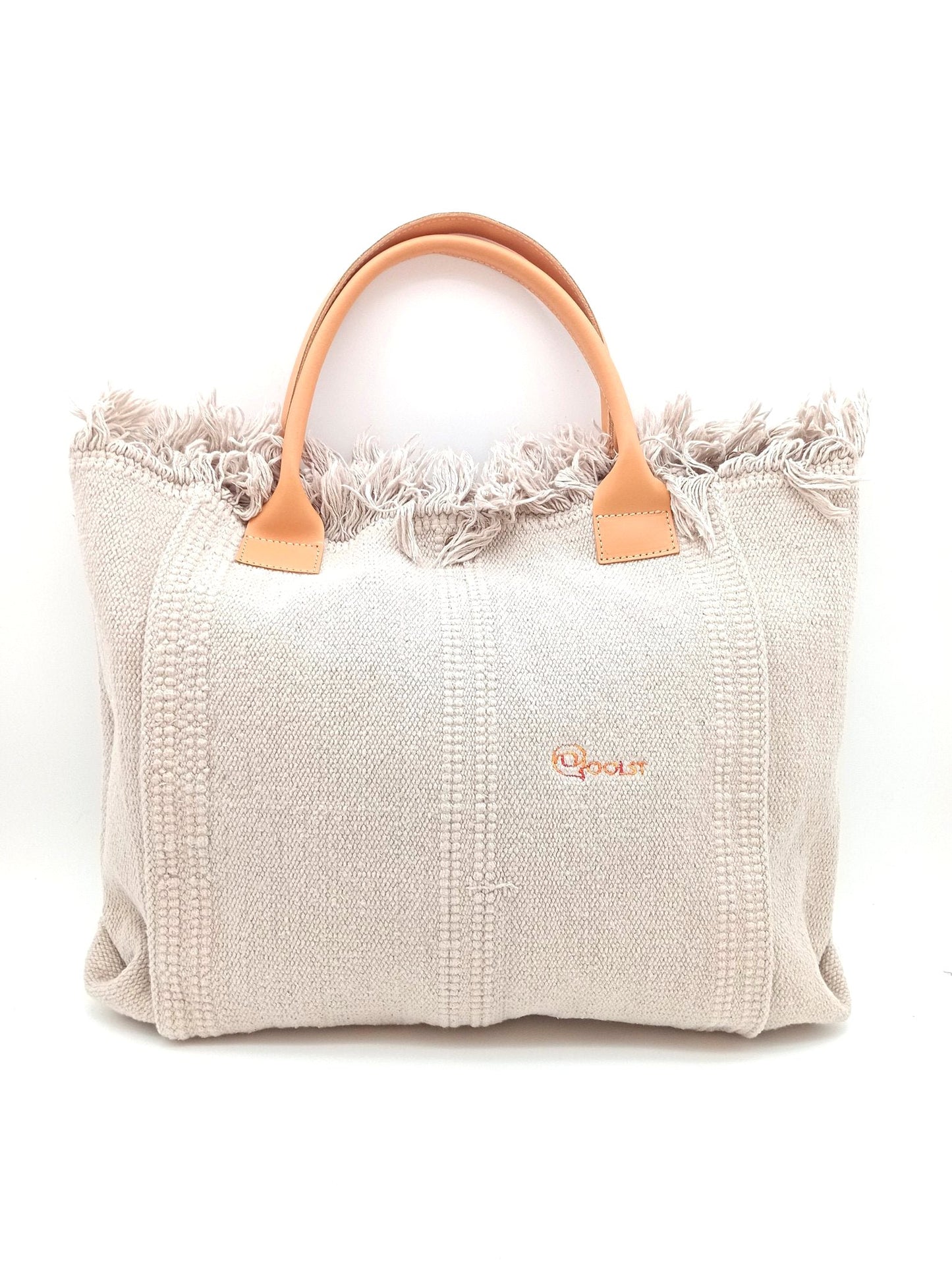 Sac femme en coton Qoolst Shopper XL avec poignée
