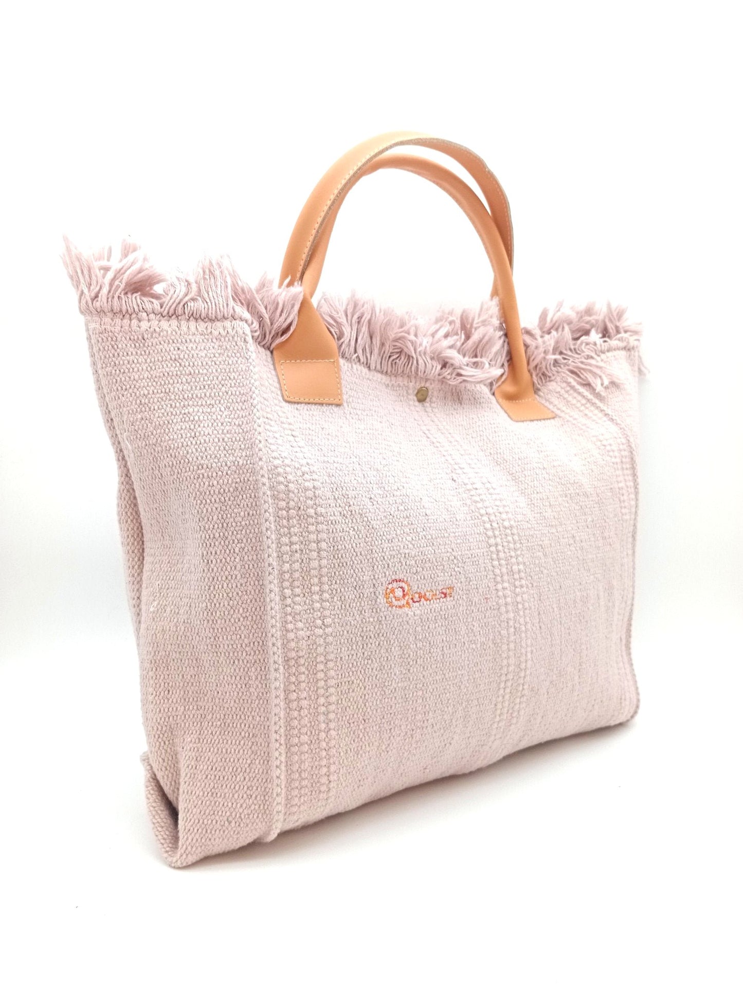 Sac femme en coton Qoolst Shopper XL avec poignée