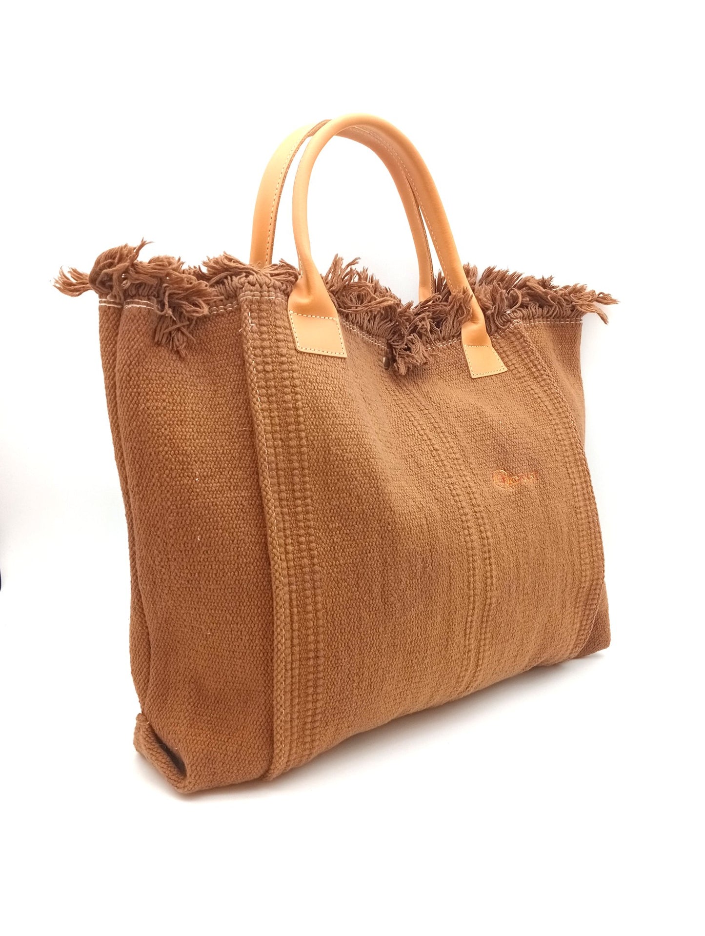 Sac femme en coton Qoolst Shopper XL avec poignée