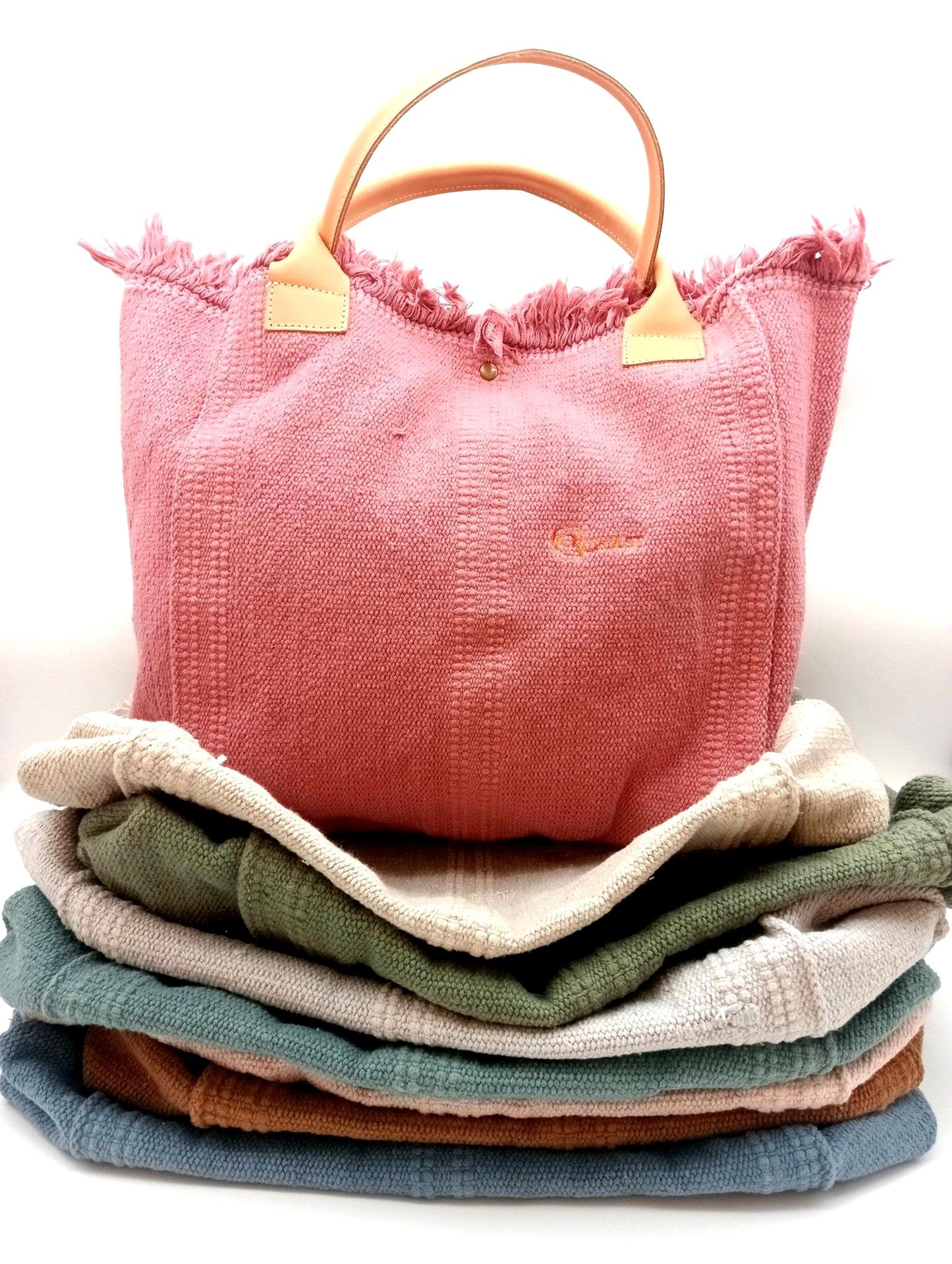 Sac femme en coton Qoolst Shopper XL avec poignée