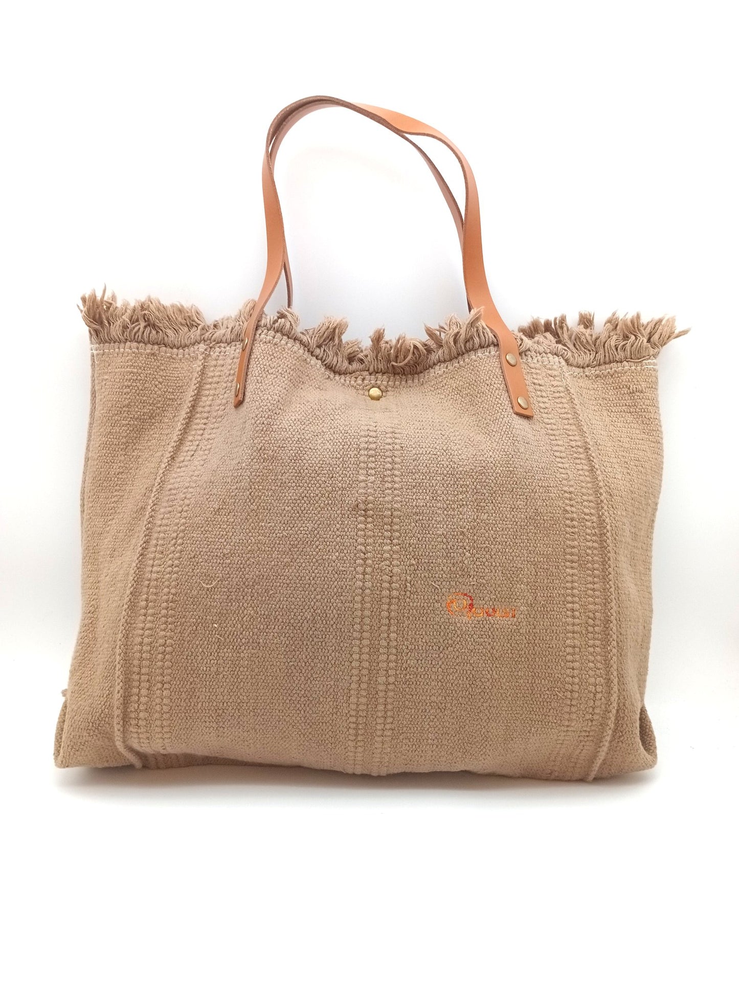 Sac en coton femme Qoolst shopper XL